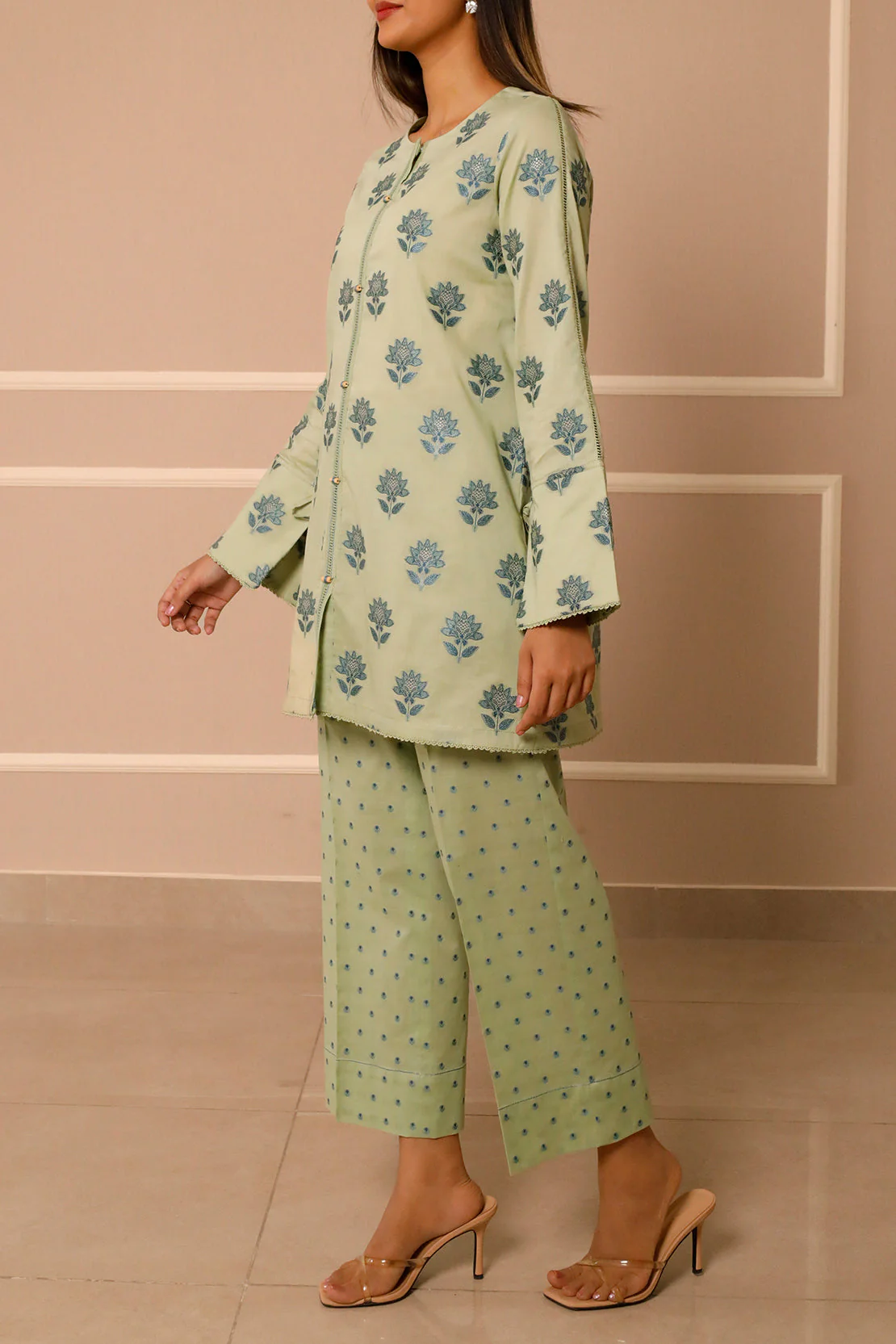 Unstitched Jacquard Cotton 2 Piece (Shirt/Trouser) - Image 4