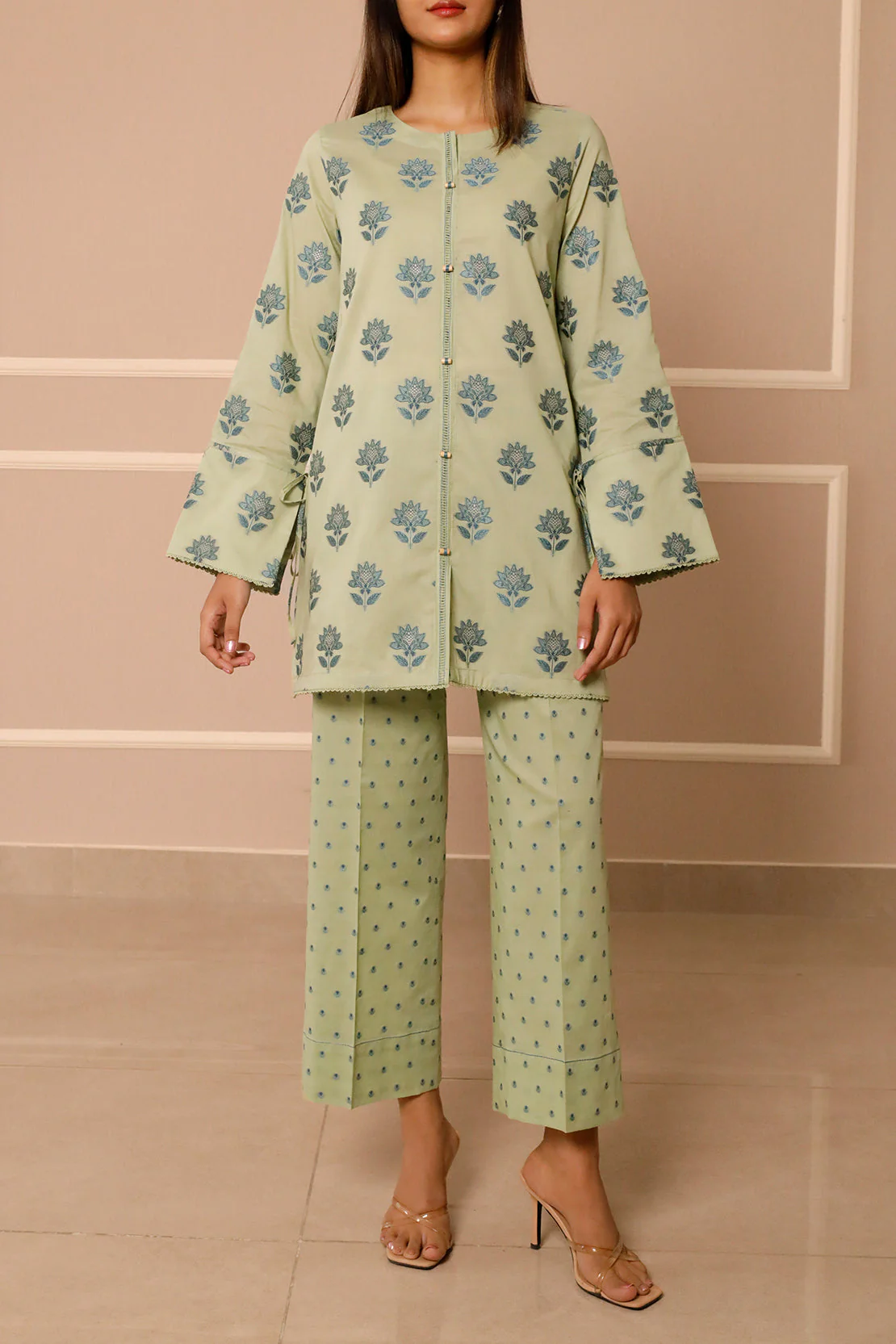 Unstitched Jacquard Cotton 2 Piece (Shirt/Trouser) - Image 5