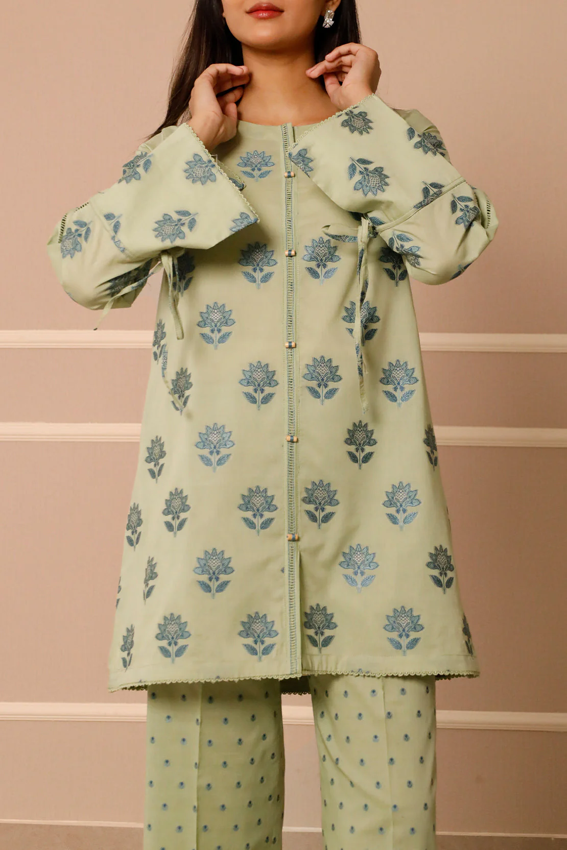 Unstitched Jacquard Cotton 2 Piece (Shirt/Trouser) - Image 6