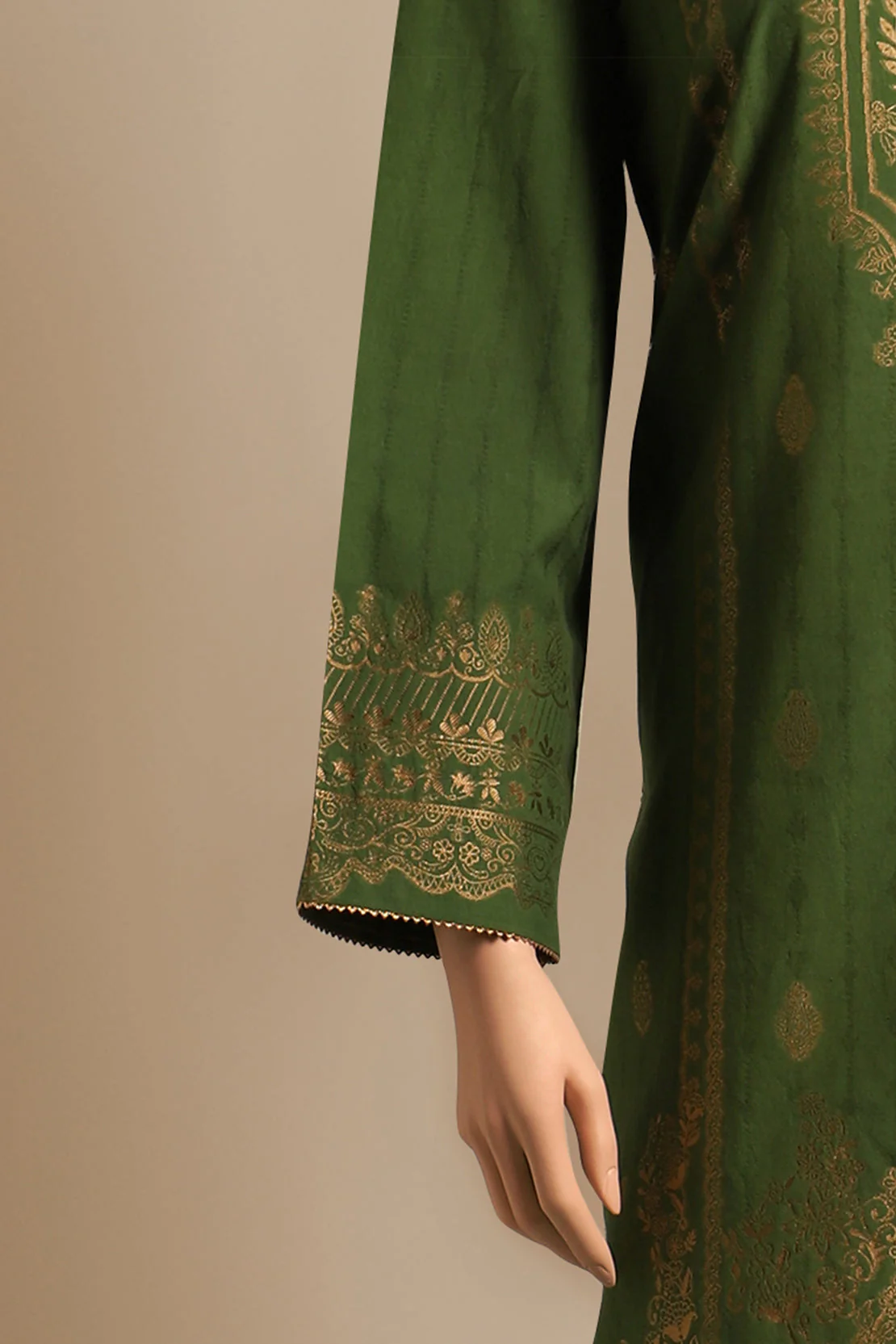 Unstitched Jacquard Cotton 2 Piece (Shirt/Trouser) - Image 4