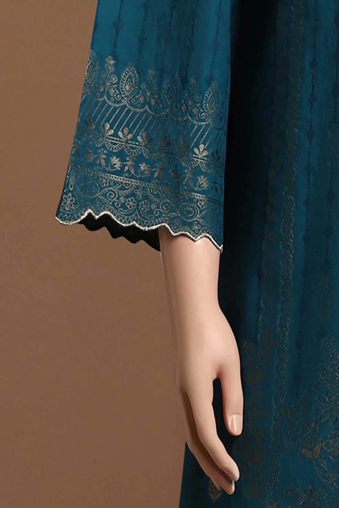Unstitched Jacquard Cotton 2 Piece (Shirt/Trouser) - Image 4
