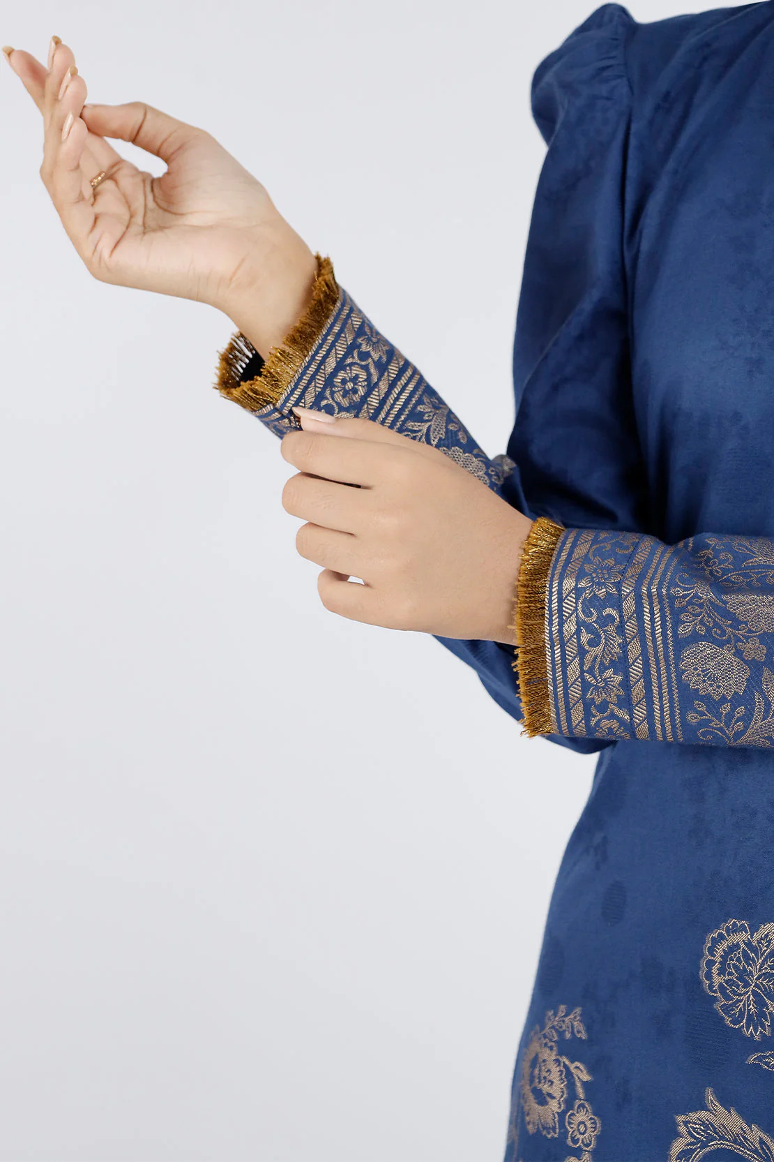 Unstitched Jacquard Cotton 2 Piece (Shirt/Trouser) - Image 5