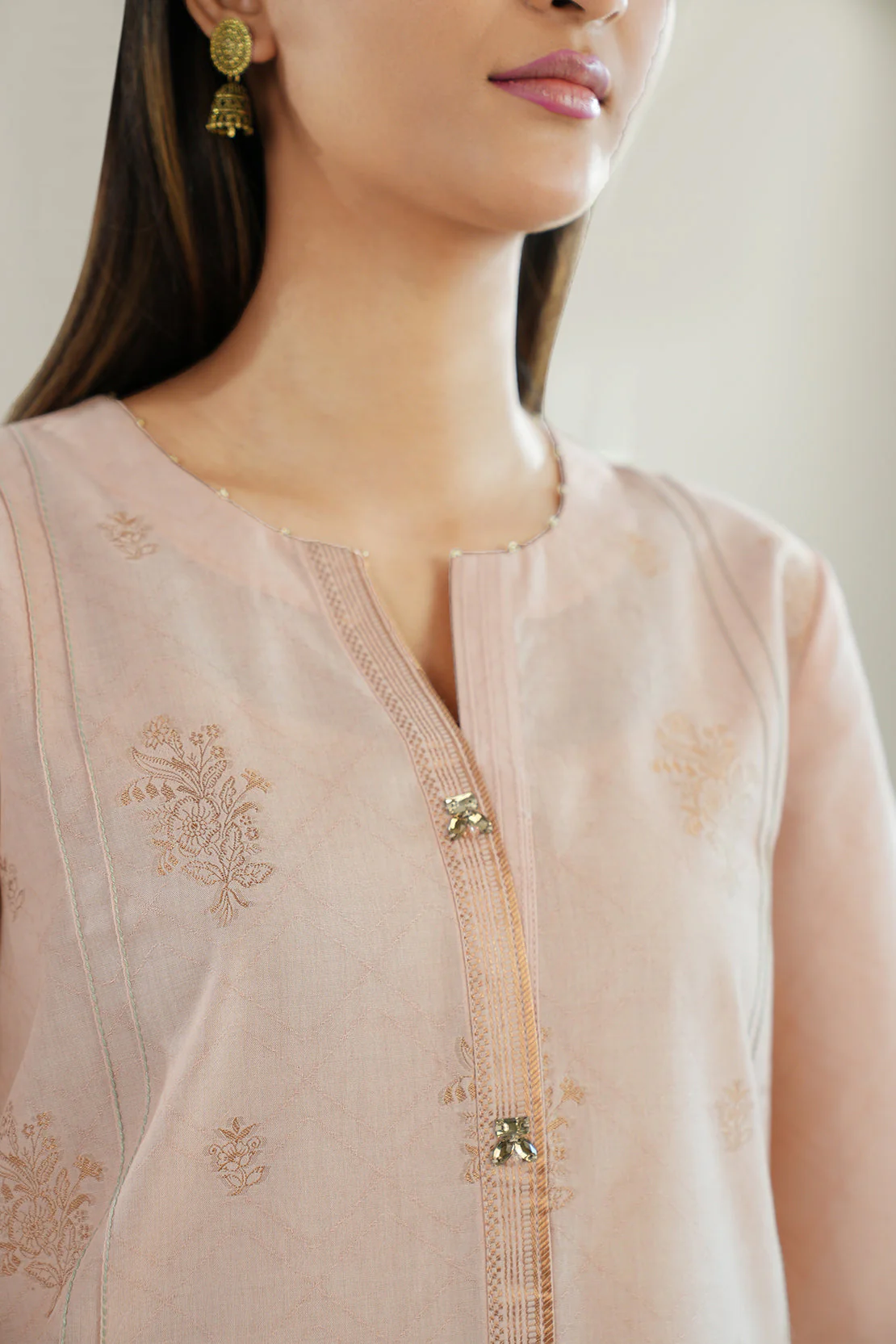 Unstitched Jacquard Cotton 2 Piece (Shirt/Trouser) - Image 5