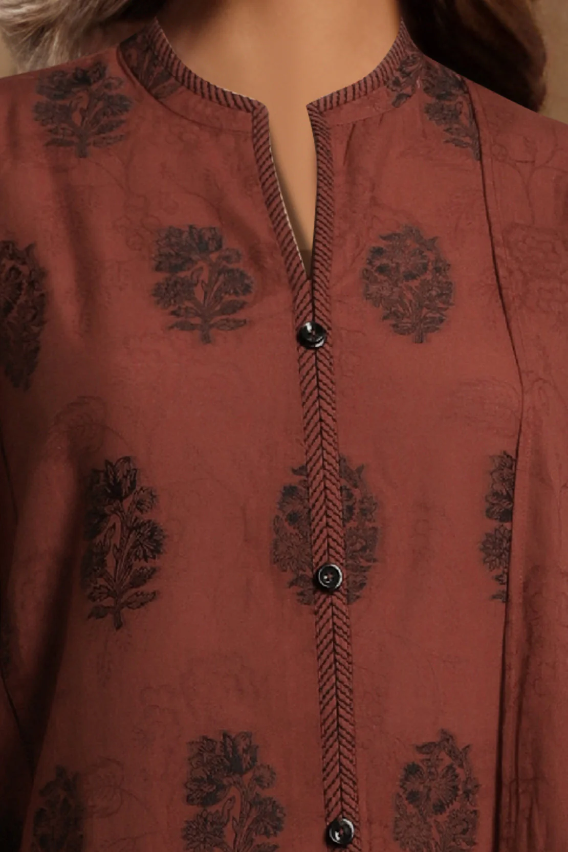 Unstitched Jacquard Cotton 2 Piece (Shirt/Trouser) - Image 3