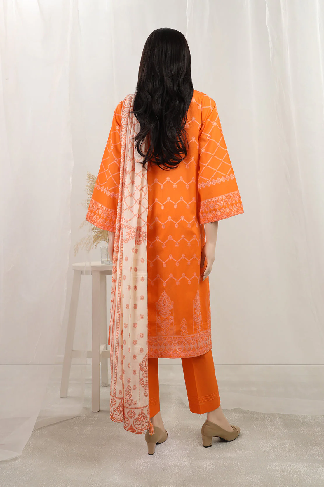 Unstitched Jacquard Cotton 2 Piece (Shirt/Trouser) - Image 2