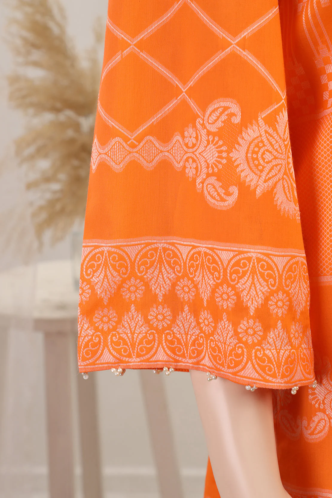 Unstitched Jacquard Cotton 2 Piece (Shirt/Trouser) - Image 4
