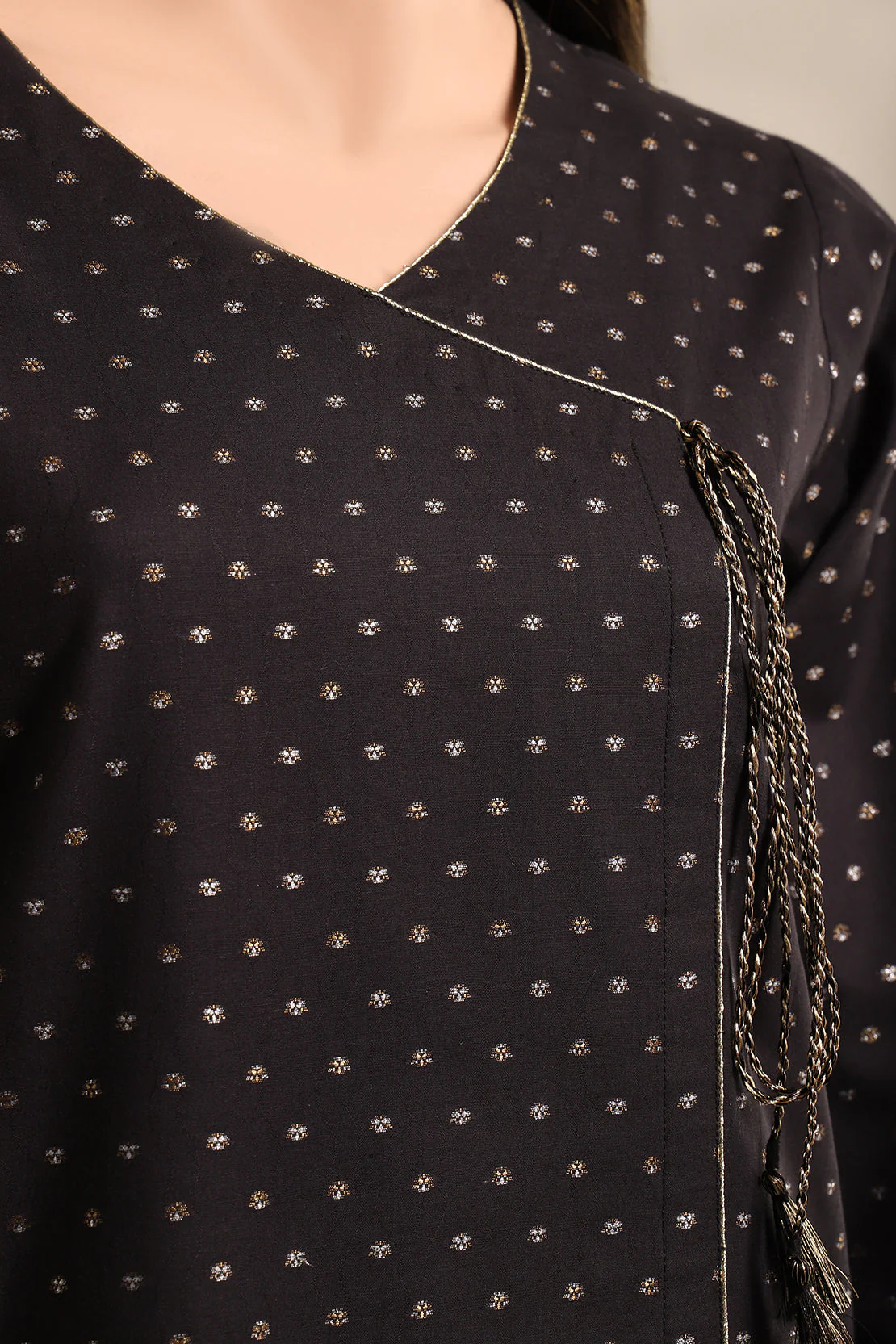Unstitched Jacquard Cotton 2 Piece (Shirt/Trouser) - Image 3