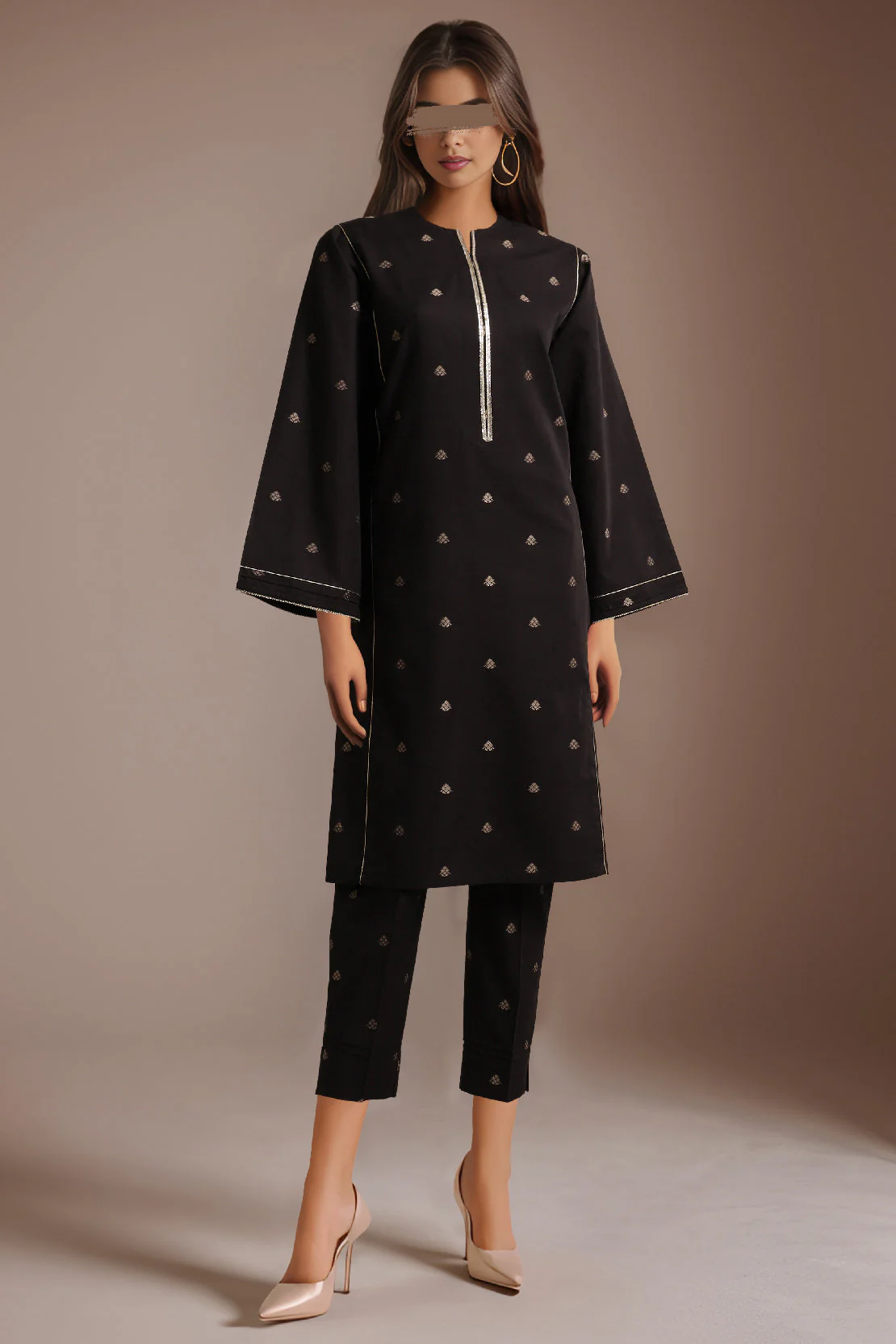 Unstitched Jacquard Cotton 2 Piece (Shirt/Trouser)