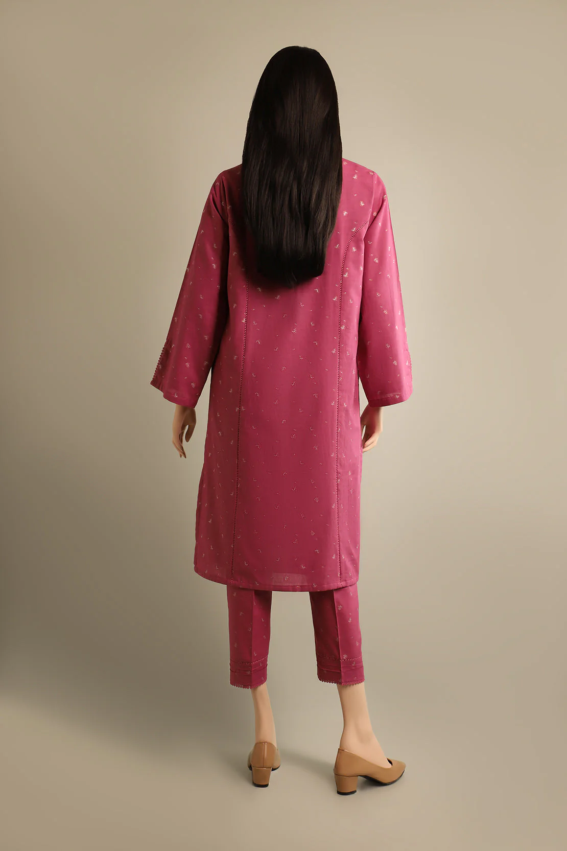 Unstitched Jacquard Cotton 2 Piece (Shirt/Trouser) - Image 2