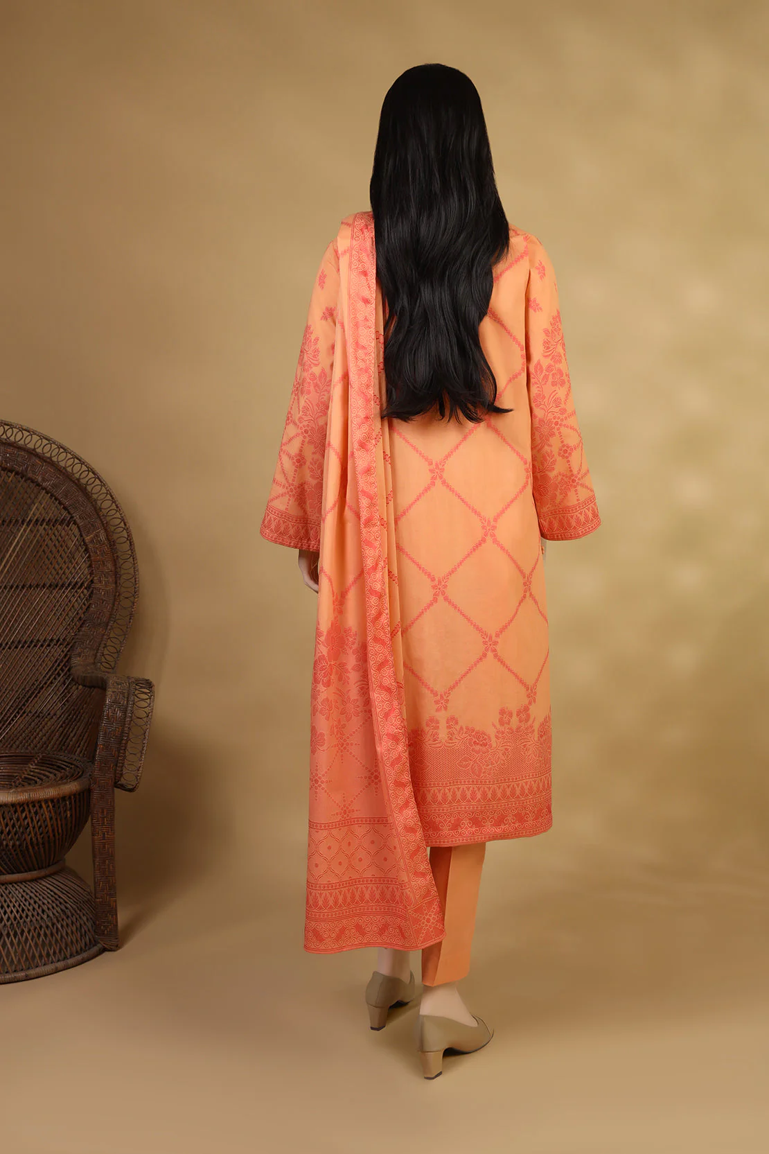 Unstitched Jacquard Cotton 2 Piece (Shirt/Trouser) - Image 2