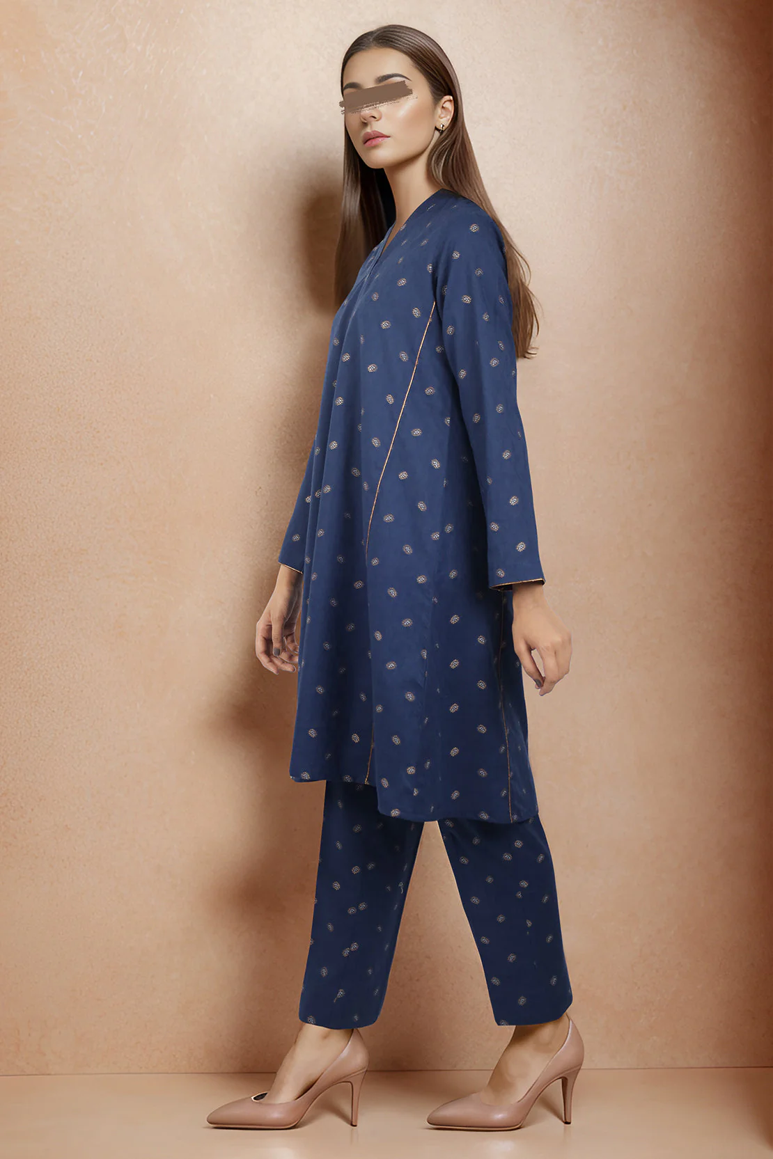 Unstitched Jacquard Cotton 2 Piece (Shirt/Trouser) - Image 2