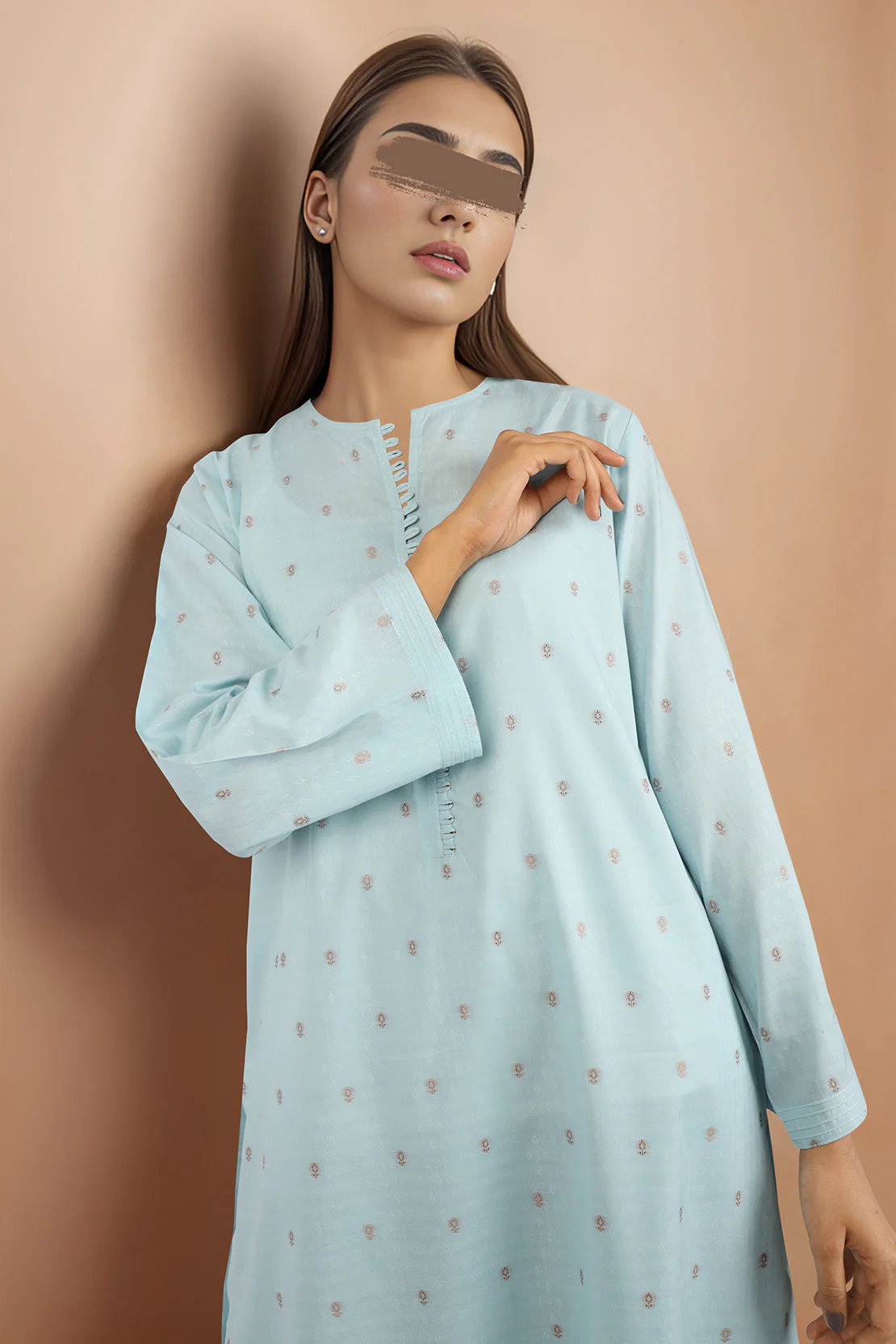 Unstitched Jacquard Cotton 2 Piece (Shirt/Trouser) - Image 3