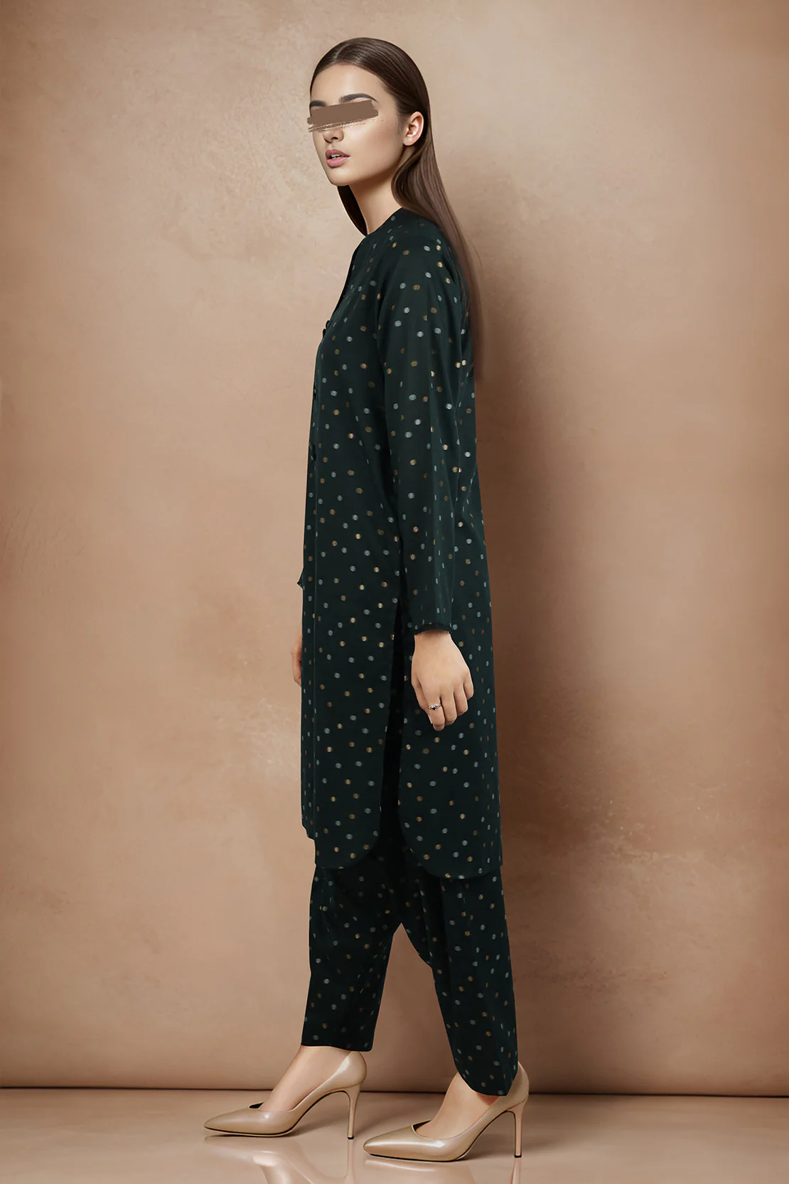 Unstitched Jacquard Cotton 2 Piece (Shirt/Trouser) - Image 2