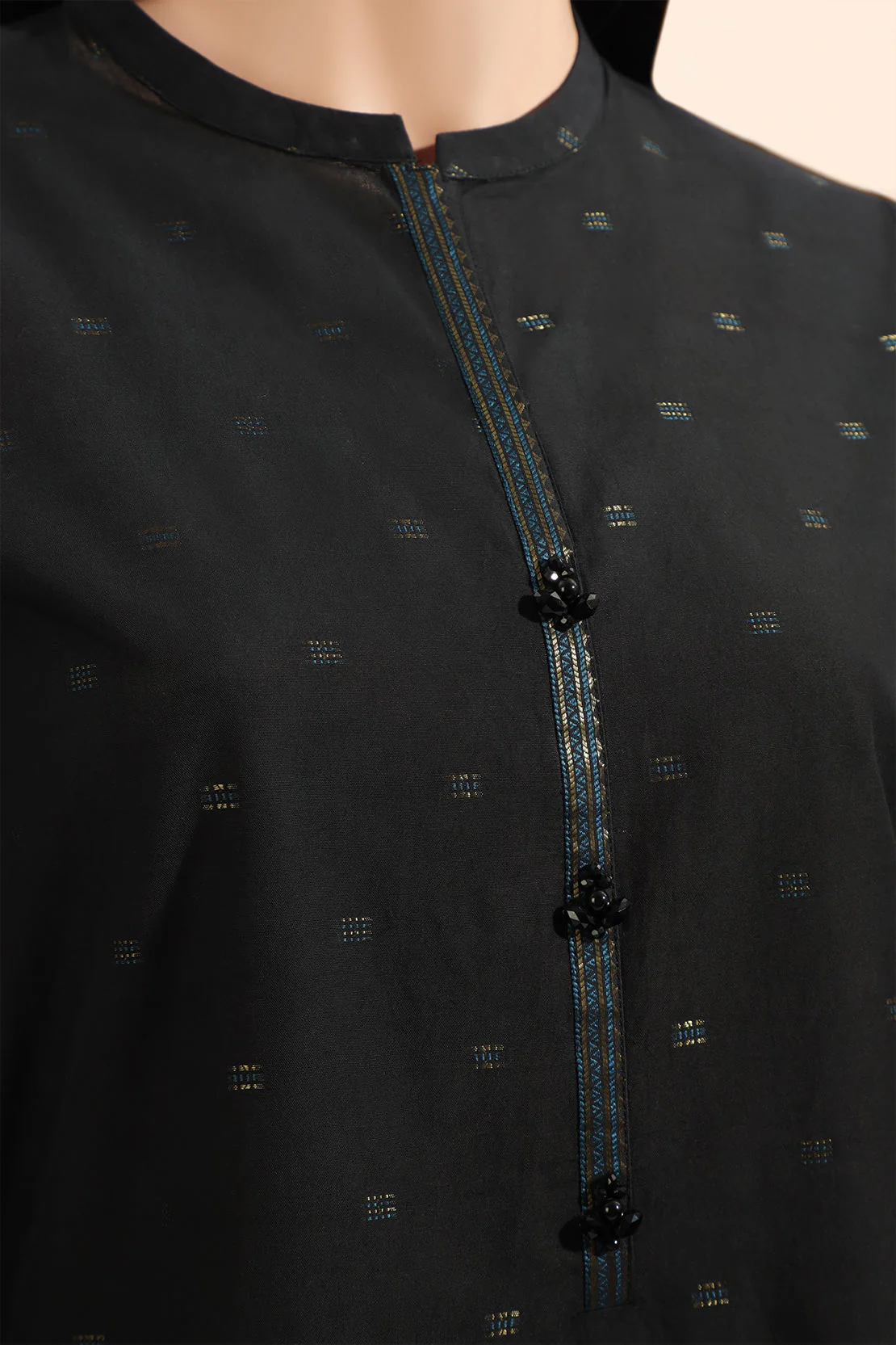 Unstitched Jacquard Cotton 2 Piece (Shirt/Trouser) - Image 2
