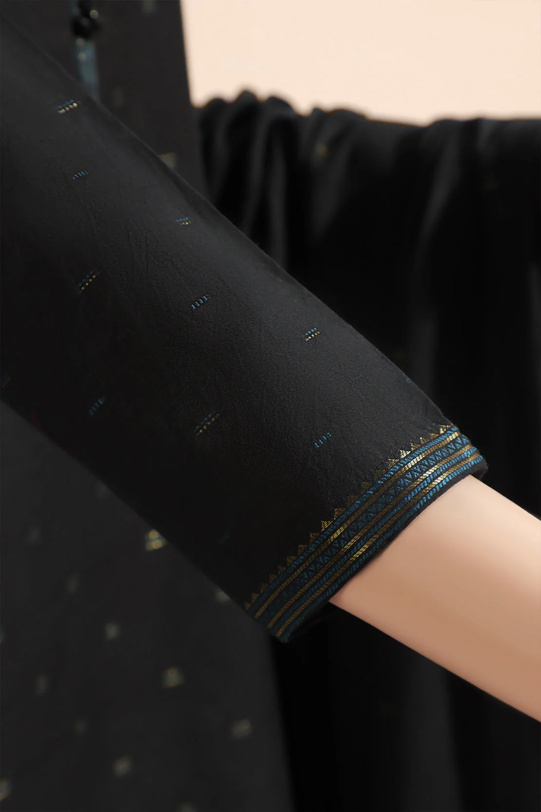 Unstitched Jacquard Cotton 2 Piece (Shirt/Trouser) - Image 3