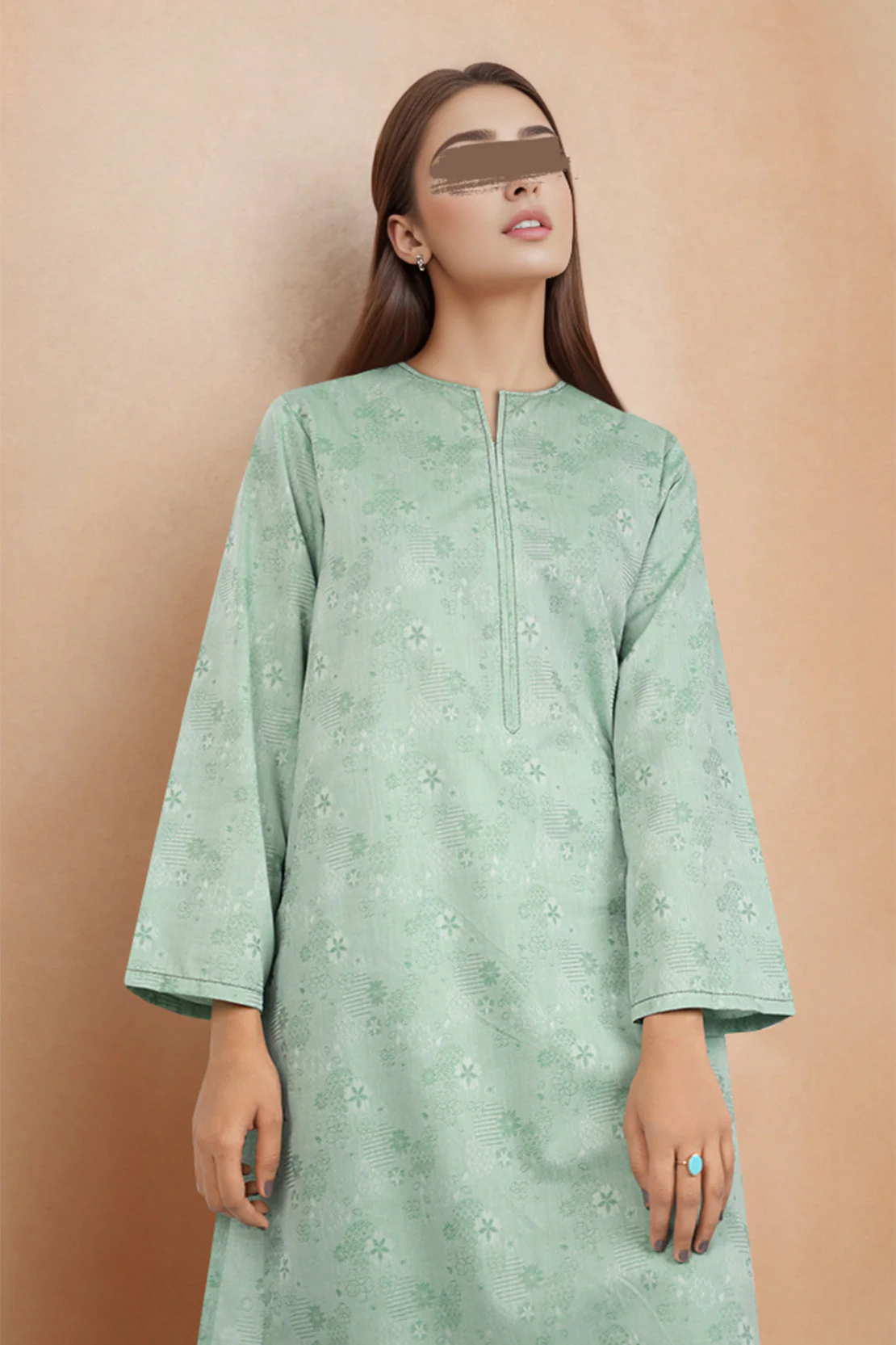 Unstitched Jacquard Cotton 2 Piece (Shirt/Trouser) - Image 2