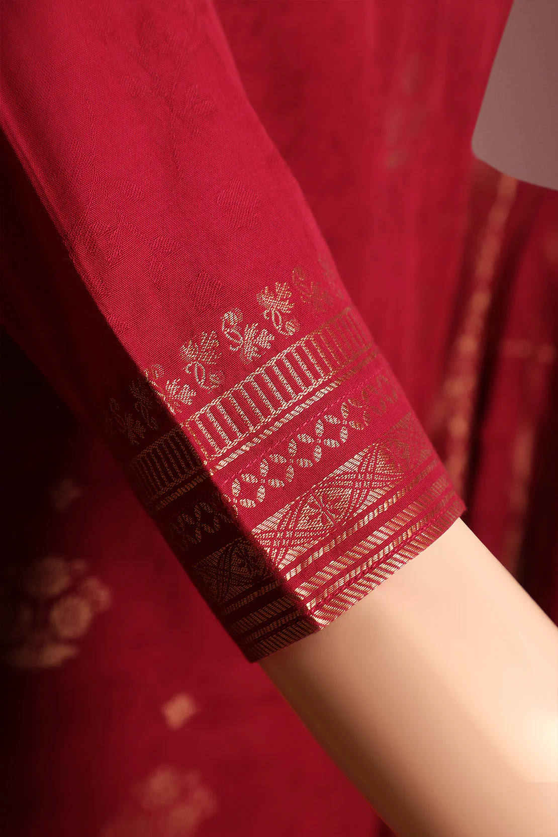 Unstitched Jacquard Cotton 2 Piece (Shirt/Trouser) - Image 2