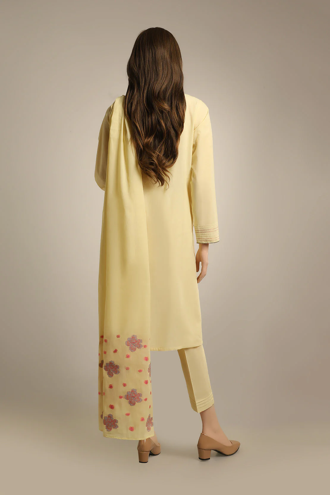 Unstitched Jacquard Cotton 2 Piece (Shirt/Trouser) - Image 2