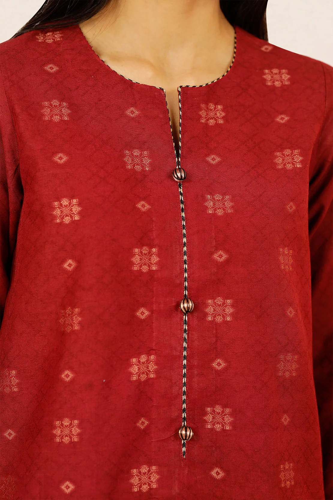 Unstitched Jacquard Cotton 2 Piece (Shirt/Trouser) - Image 7