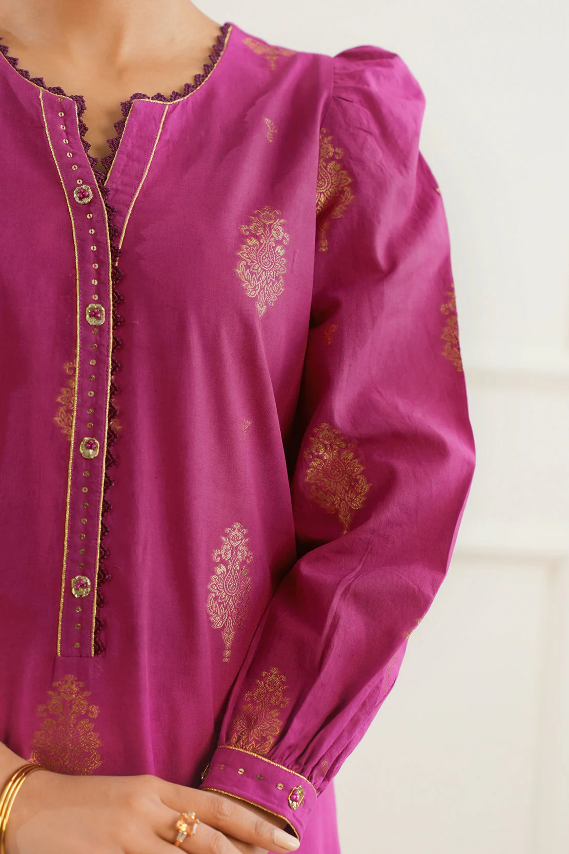 Unstitched Jacquard Cotton 2 Piece (Shirt/Trouser) - Image 7