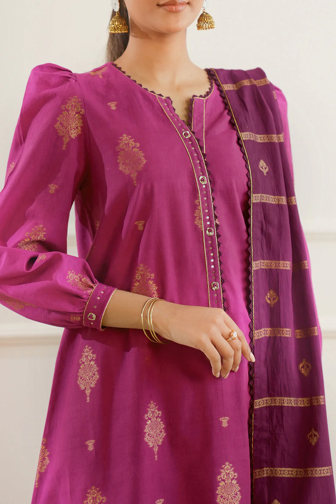 Unstitched Jacquard Cotton 2 Piece (Shirt/Trouser) - Image 9