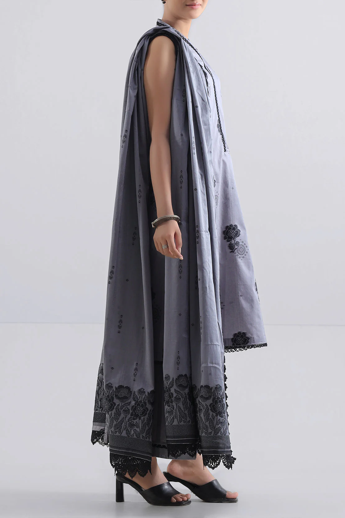 Unstitched Jacquard Cotton 2 Piece (Shirt/Trouser) - Image 3