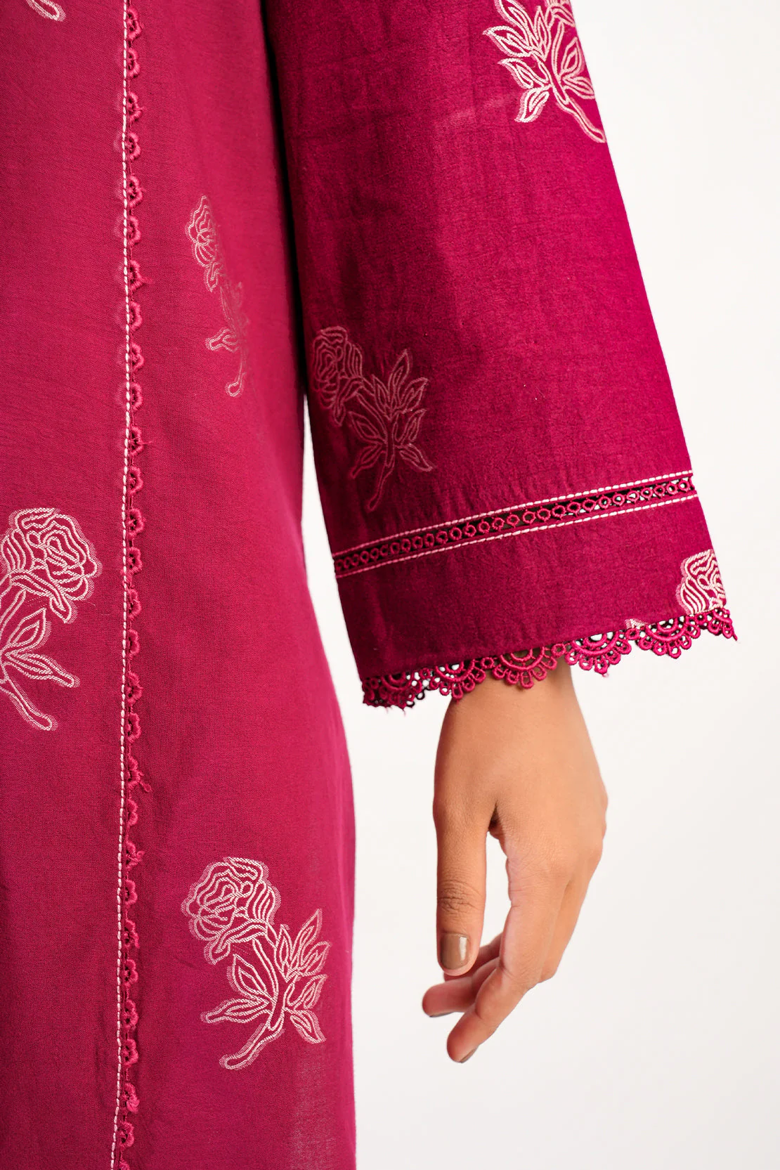 Unstitched Jacquard Cotton 2 Piece (Shirt/Trouser) - Image 6