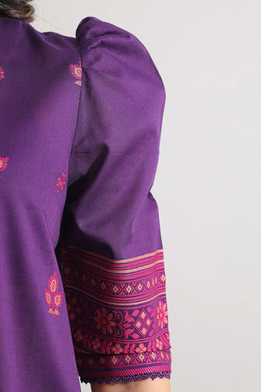 Unstitched Jacquard Cotton 2 Piece (Shirt/Trouser) - Image 5