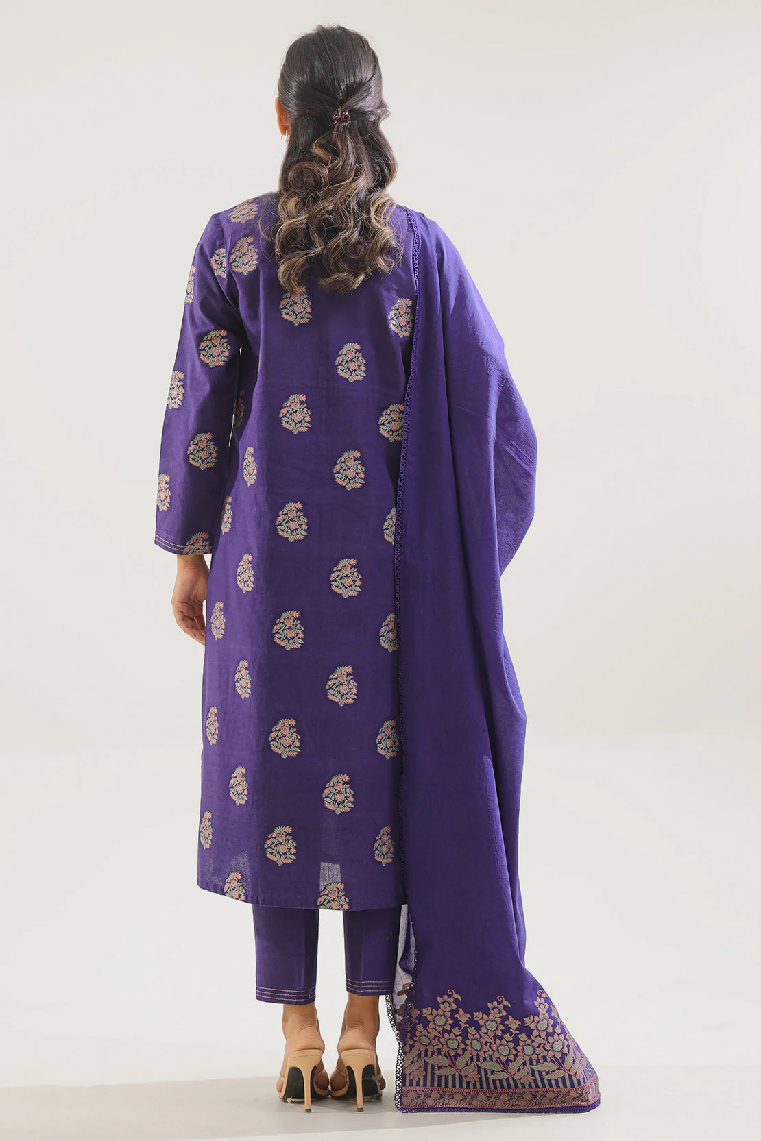Unstitched Jacquard Cotton 2 Piece (Shirt/Trouser) - Image 3