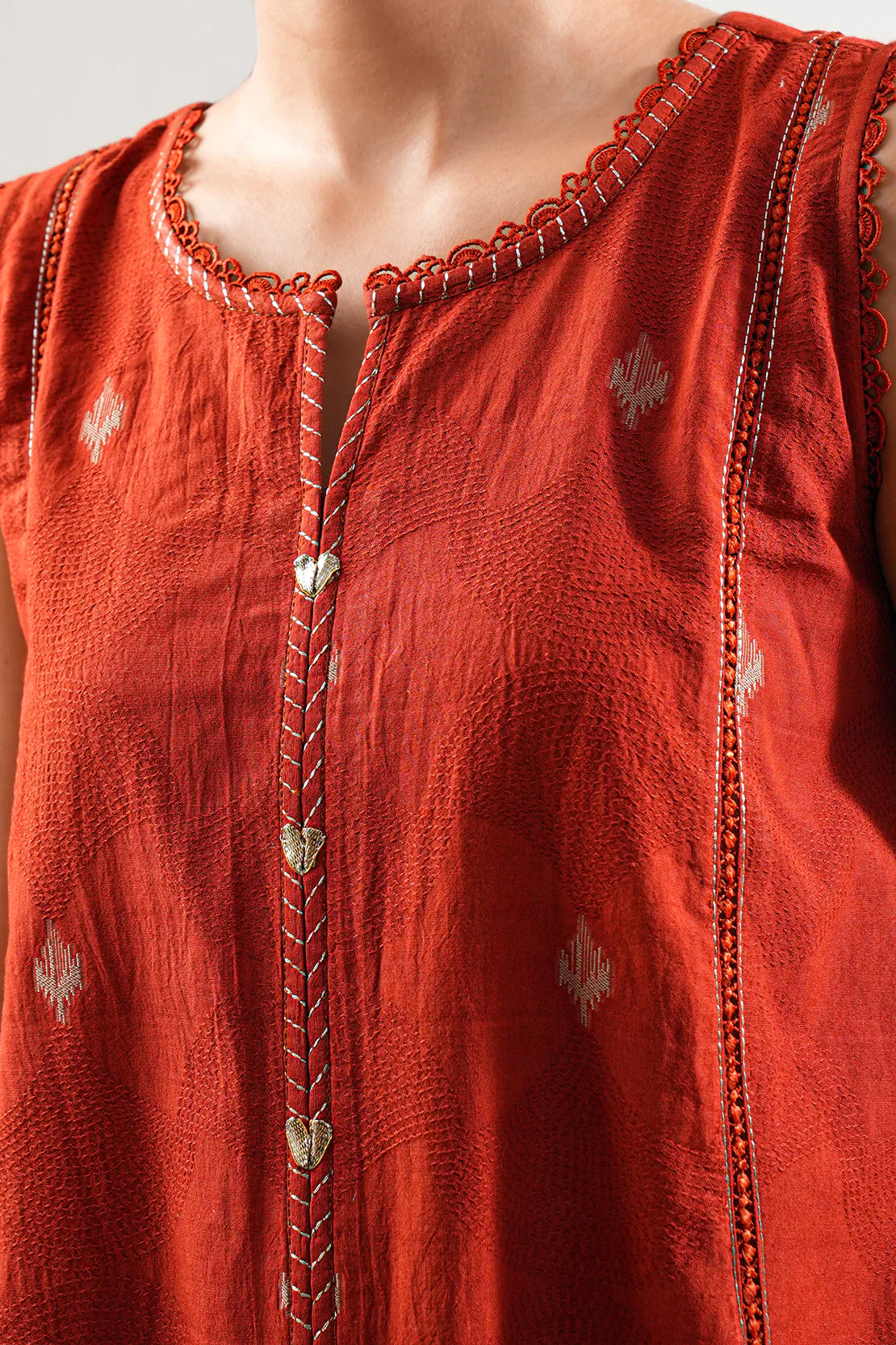 Unstitched Jacquard Cotton 2 Piece (Shirt/Trouser) - Image 4