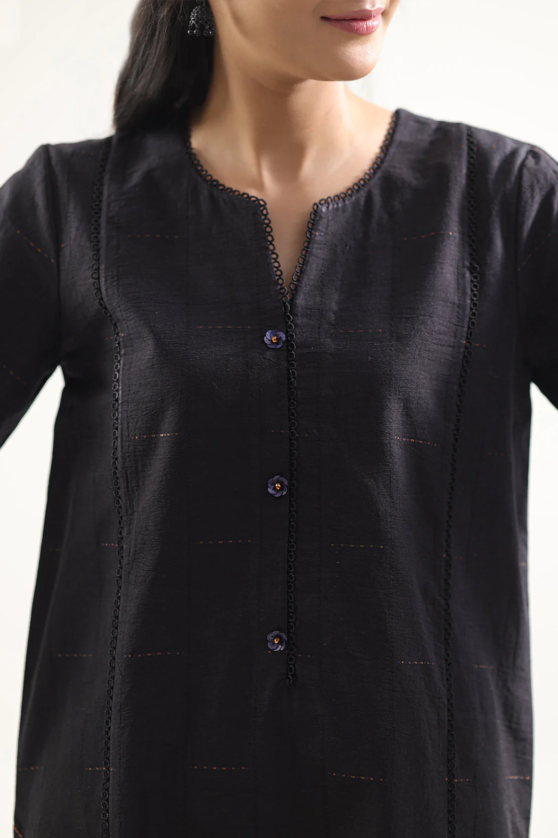 Unstitched Jacquard Cotton 2 Piece (Shirt/Trouser) - Image 3