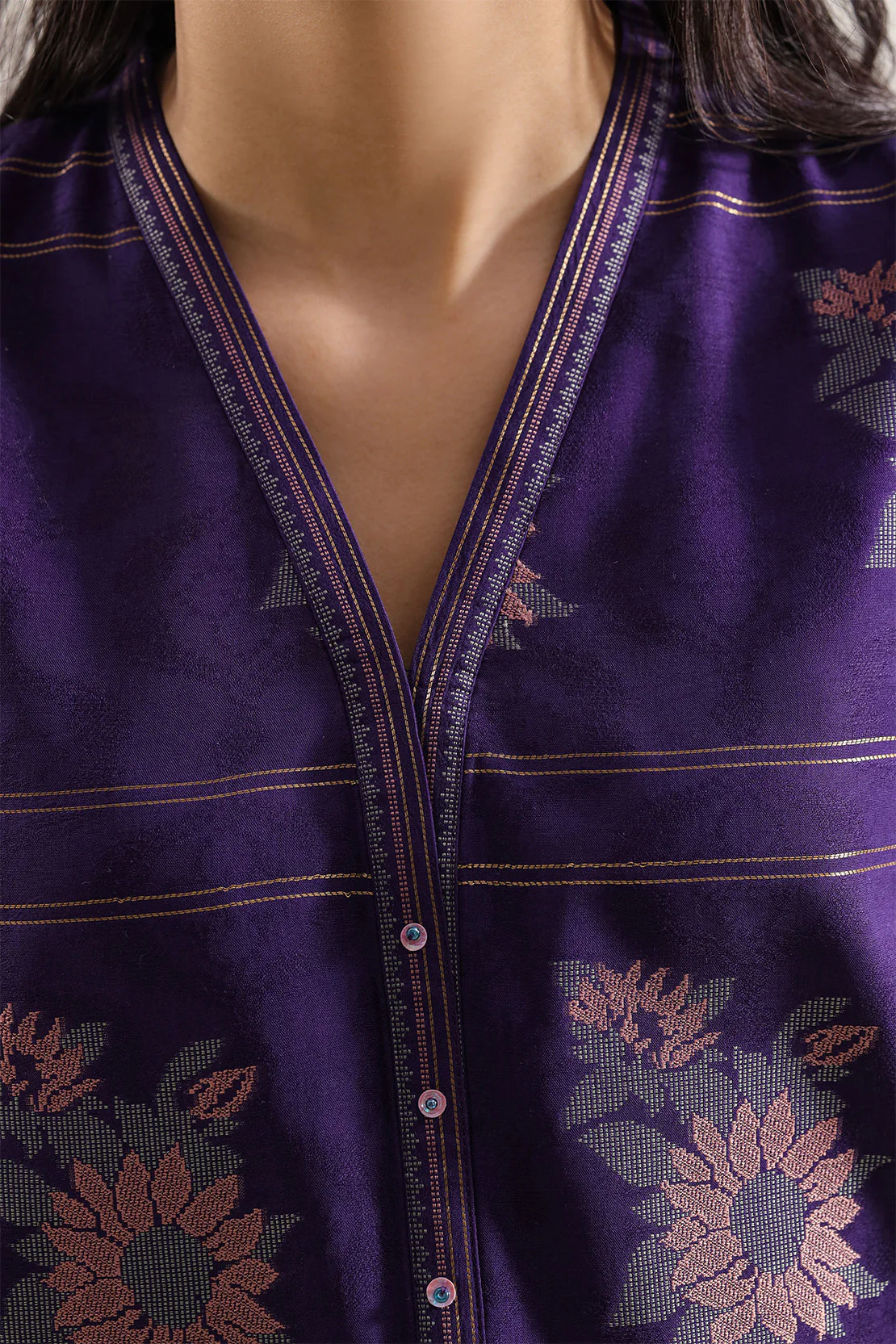 Unstitched Jacquard Cotton 3 Piece - Image 3