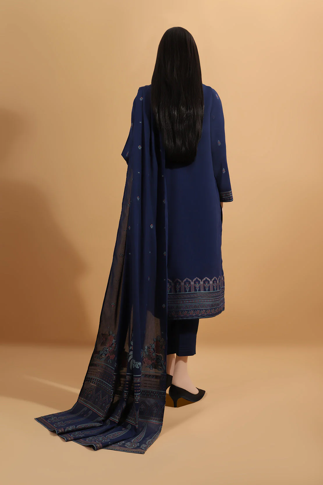 Unstitched Jacquard Cotton 3 Piece - Image 2