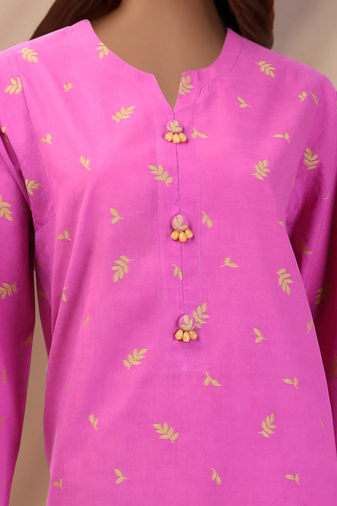 Unstitched Jacquard Cotton 3 Piece