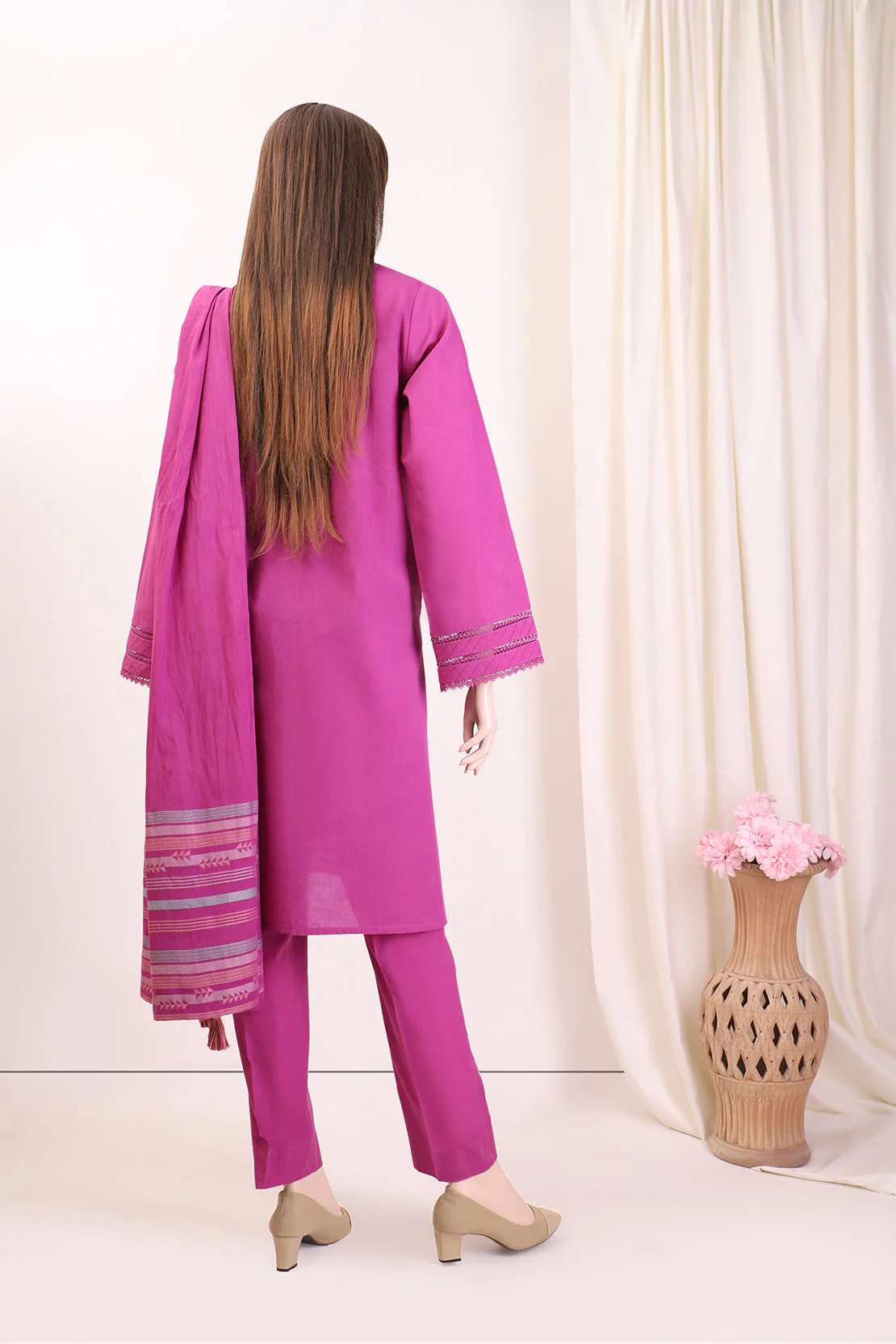 Unstitched Jacquard Cotton 3 Piece - Image 2
