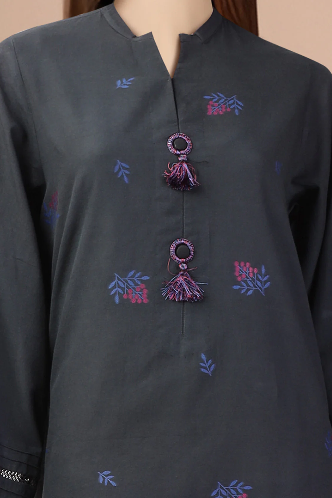 Unstitched Jacquard Cotton 3 Piece