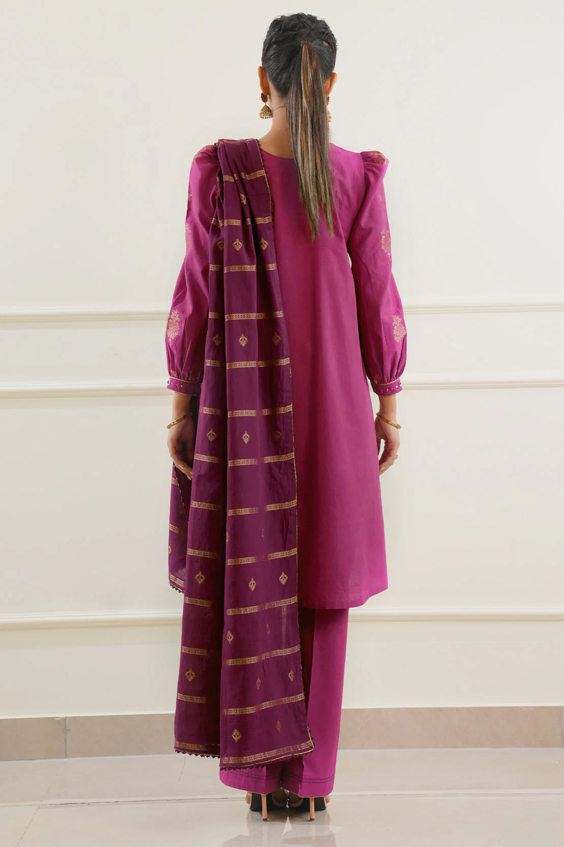 Unstitched Jacquard Cotton 3 Piece - Image 4