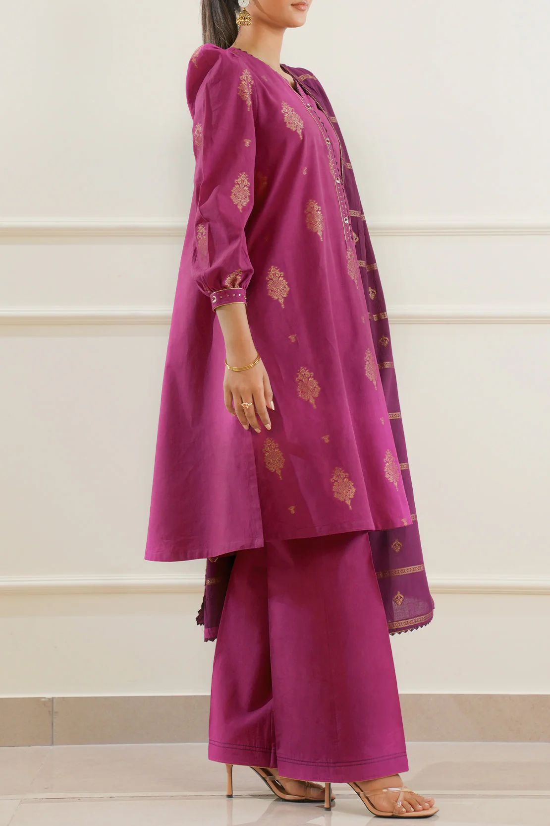 Unstitched Jacquard Cotton 3 Piece - Image 5