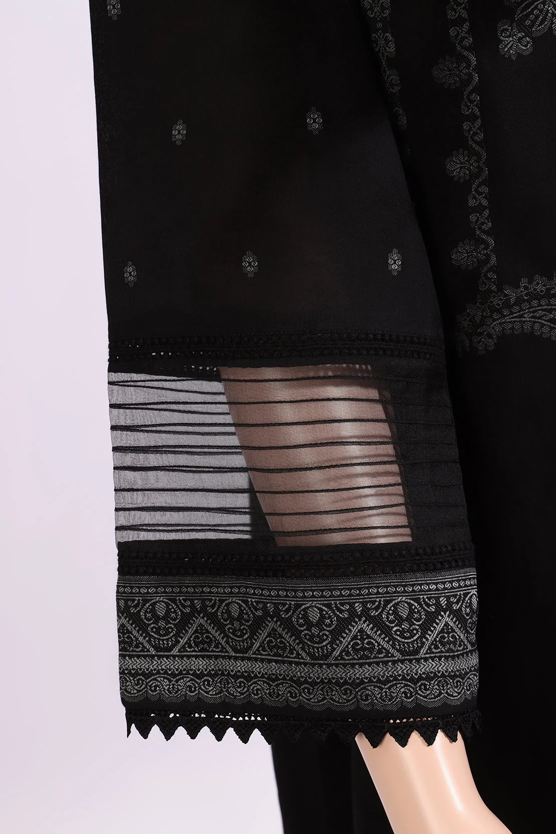 Unstitched Jacquard Cotton 3 Piece - Image 4