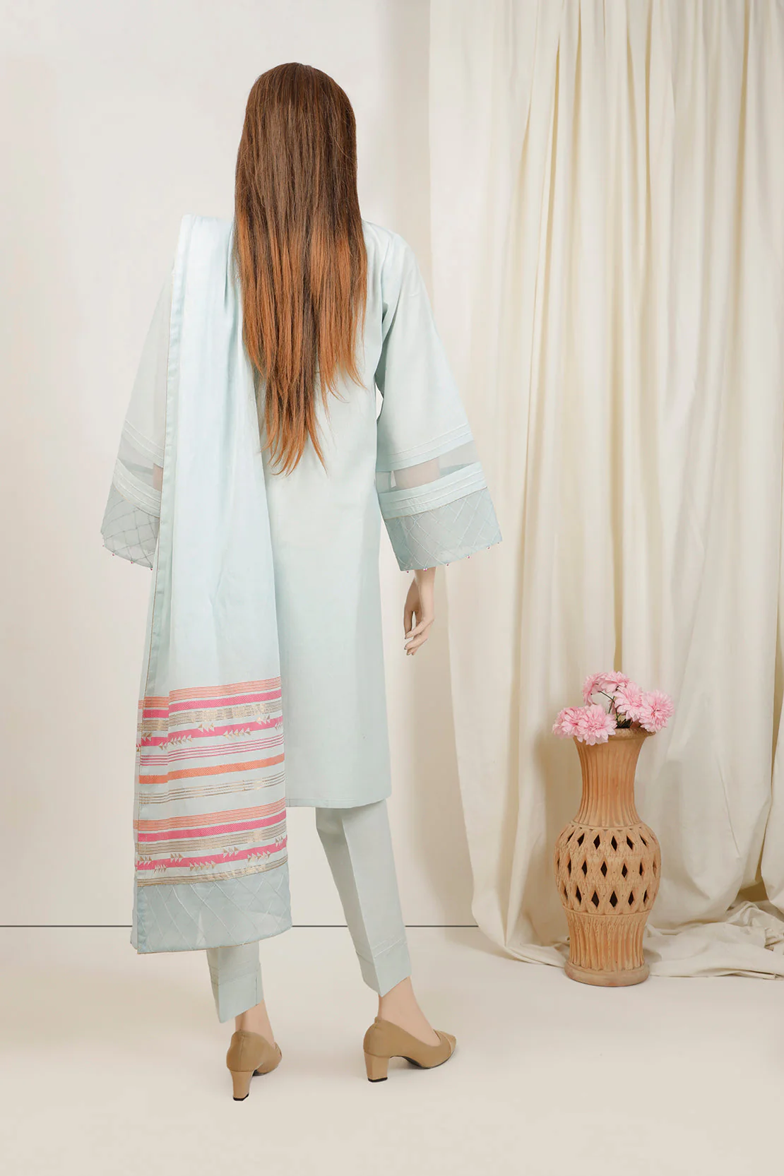 Unstitched Jacquard Cotton 3 Piece - Image 2