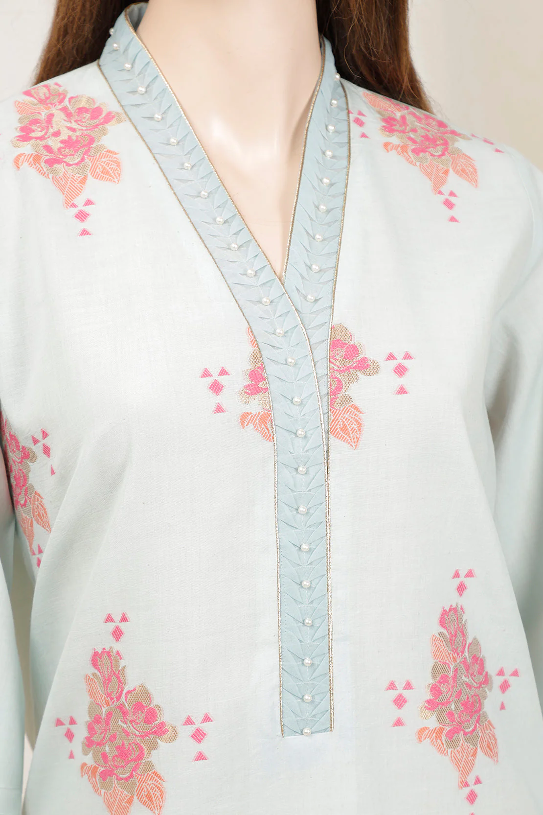 Unstitched Jacquard Cotton 3 Piece - Image 3