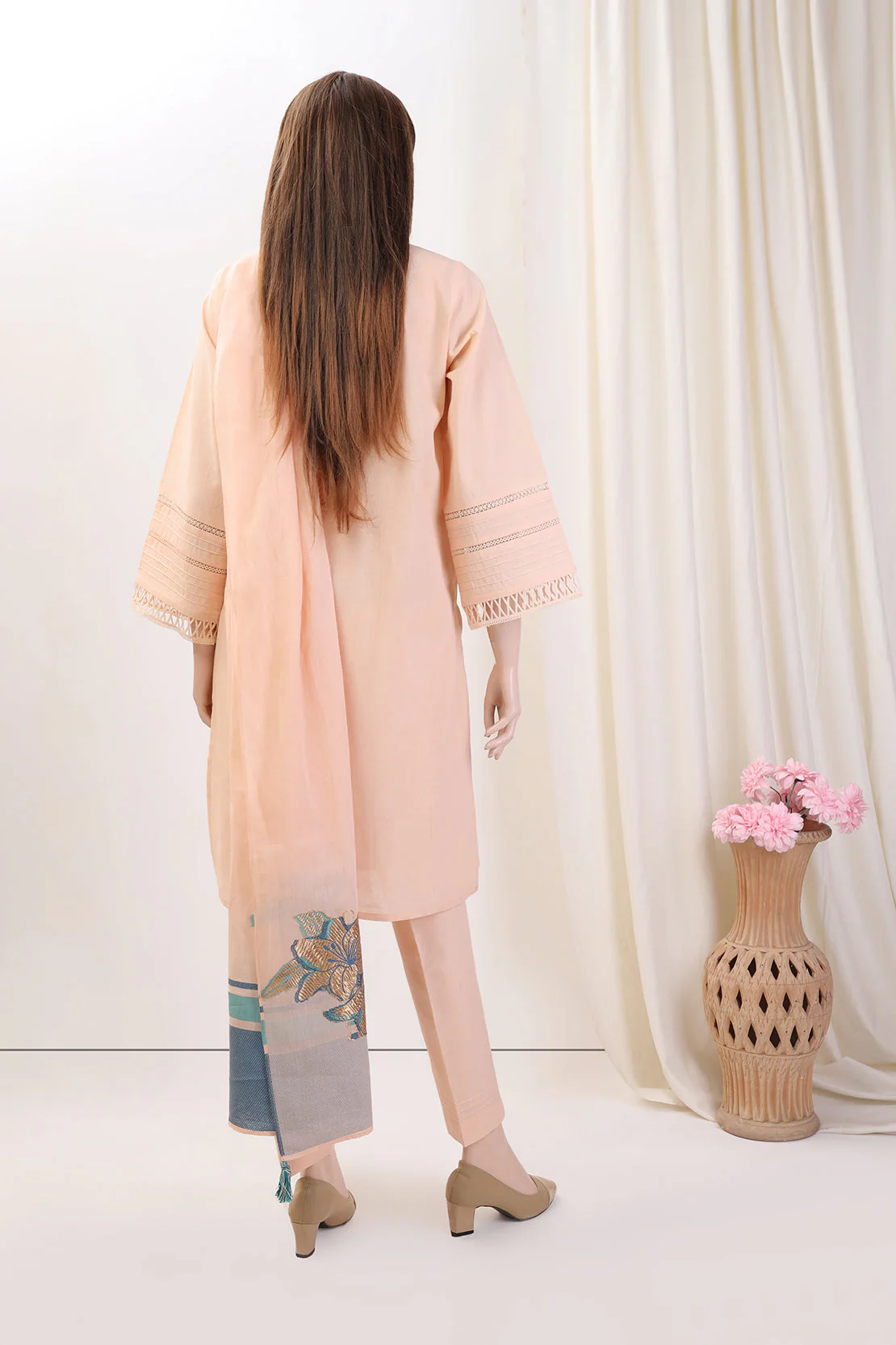 Unstitched Jacquard Cotton 3 Piece - Image 2
