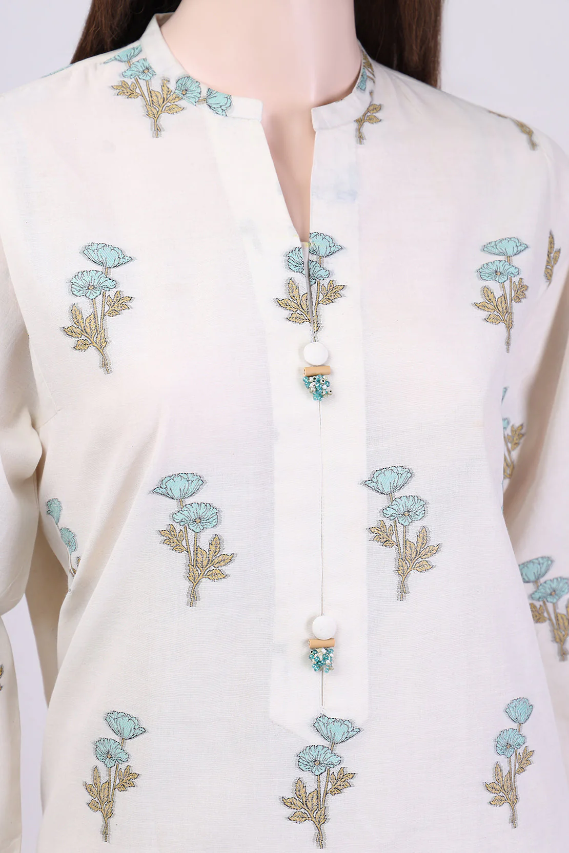 Unstitched Jacquard Cotton 3 Piece - Image 3