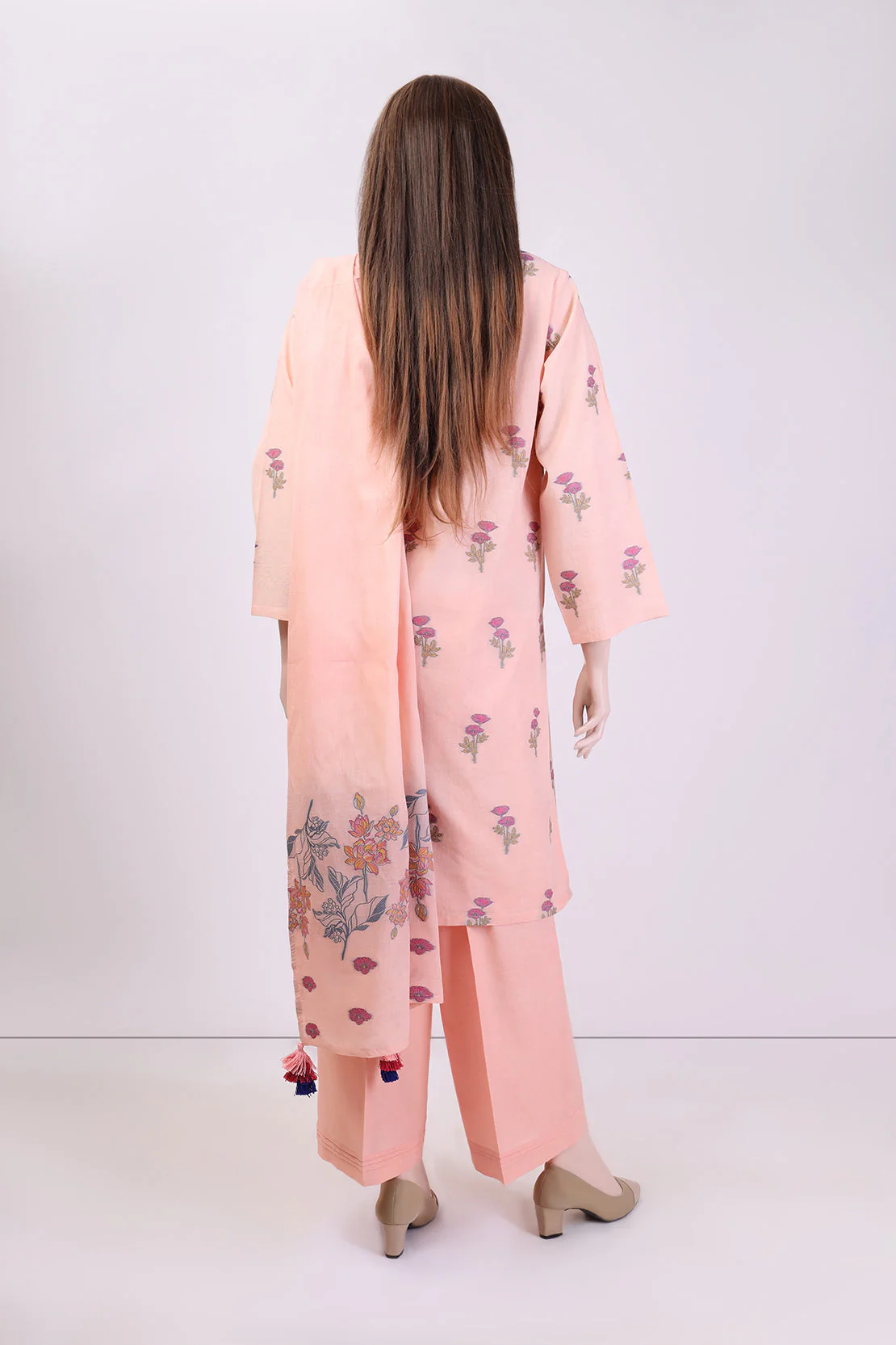 Unstitched Jacquard Cotton 3 Piece - Image 2
