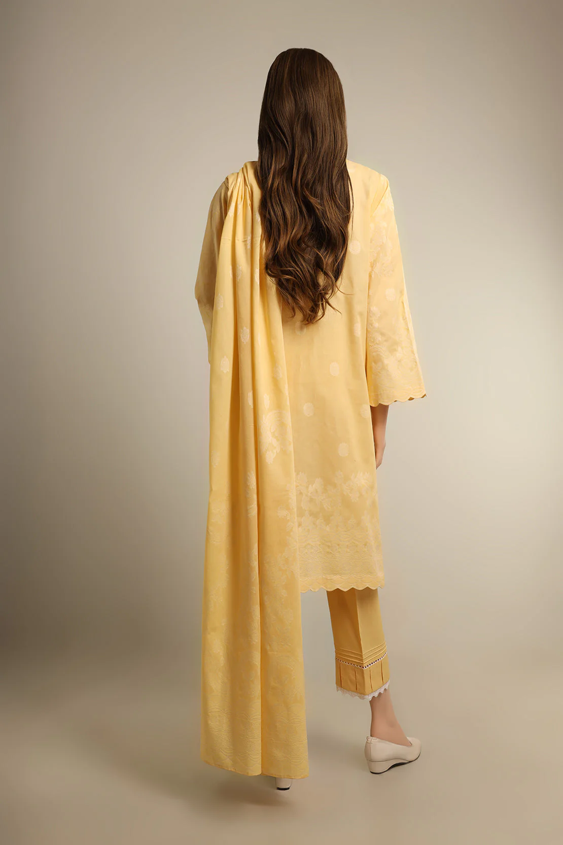 Unstitched Jacquard Cotton 3 Piece - Image 2
