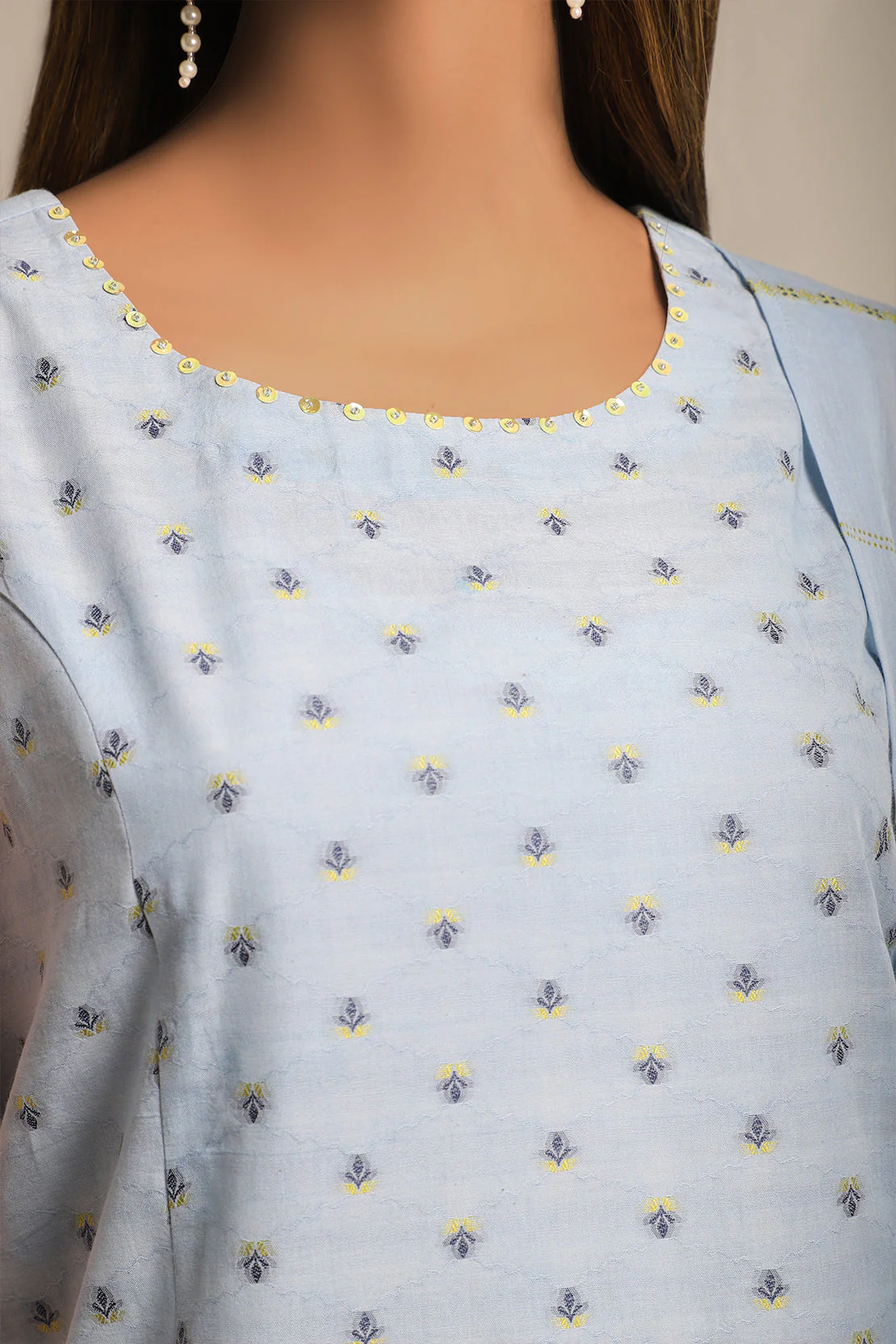 Unstitched Jacquard Cotton 3 Piece - Image 3