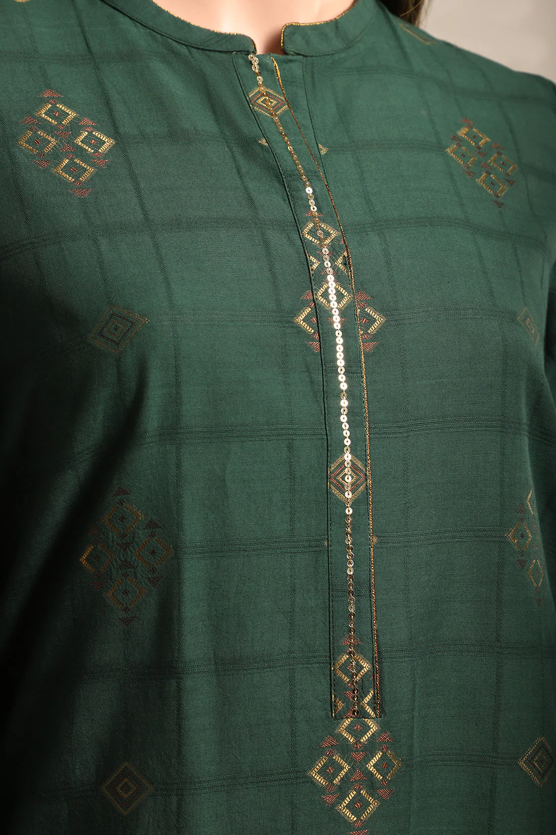 Unstitched Jacquard Cotton 3 Piece - Image 3