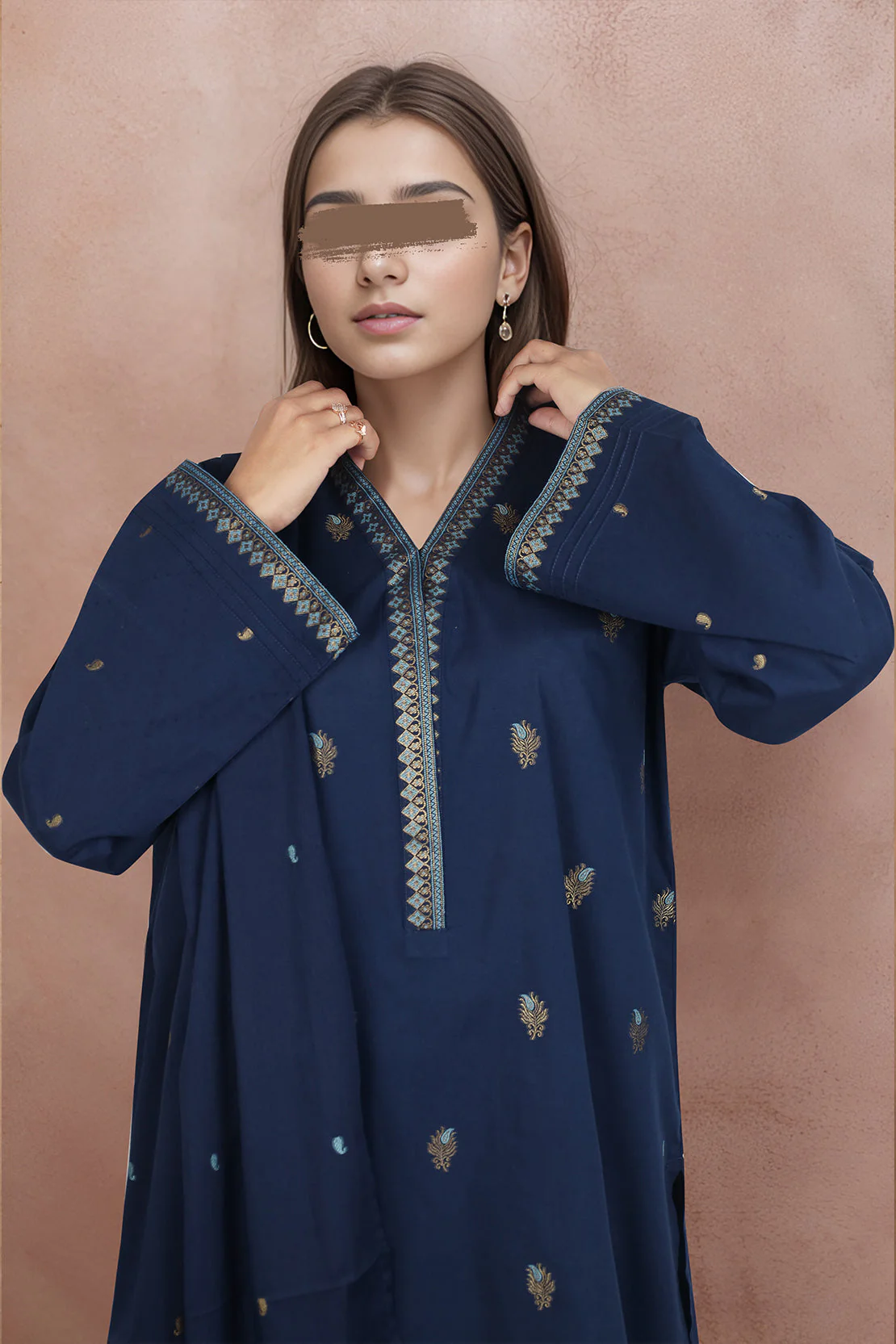 Unstitched Jacquard Cotton 3 Piece - Image 3