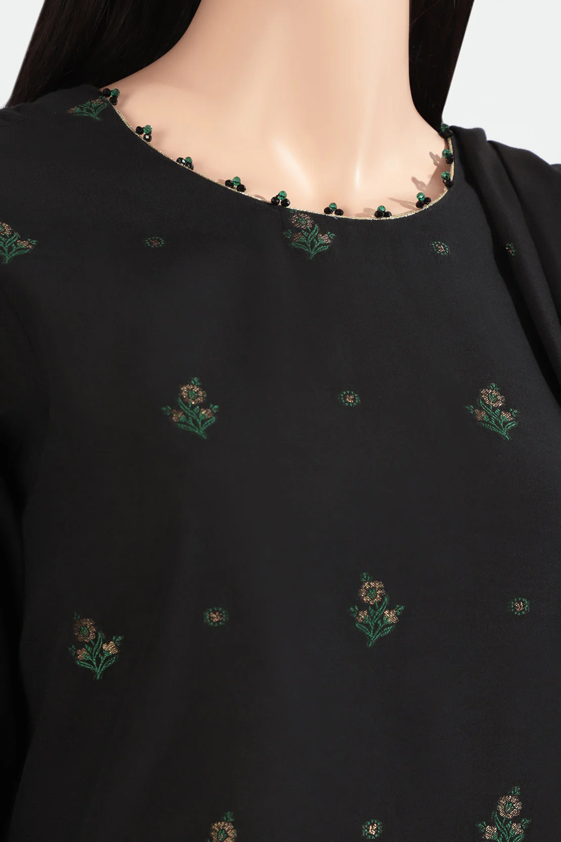 Unstitched Jacquard Cotton 3 Piece - Image 3
