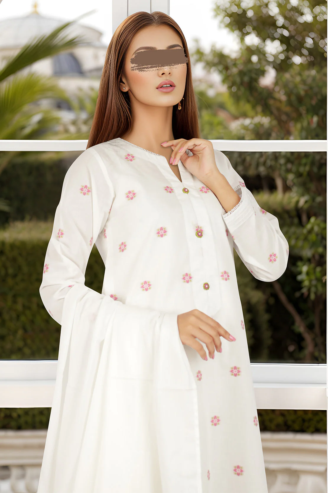 Unstitched Jacquard Cotton 3 Piece - Image 3